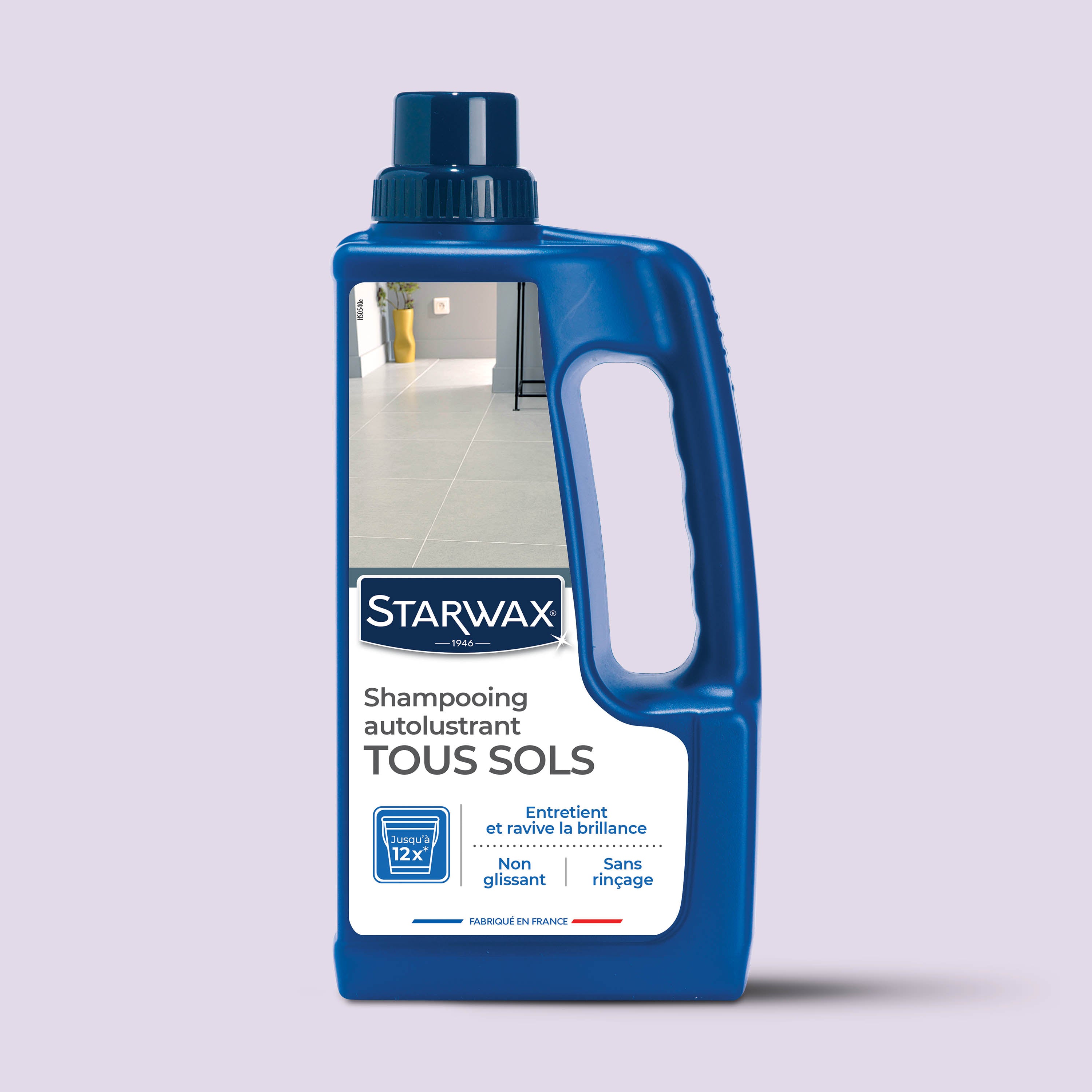STARWAX - Shampooing autolustrant pour sols intérieurs 1L