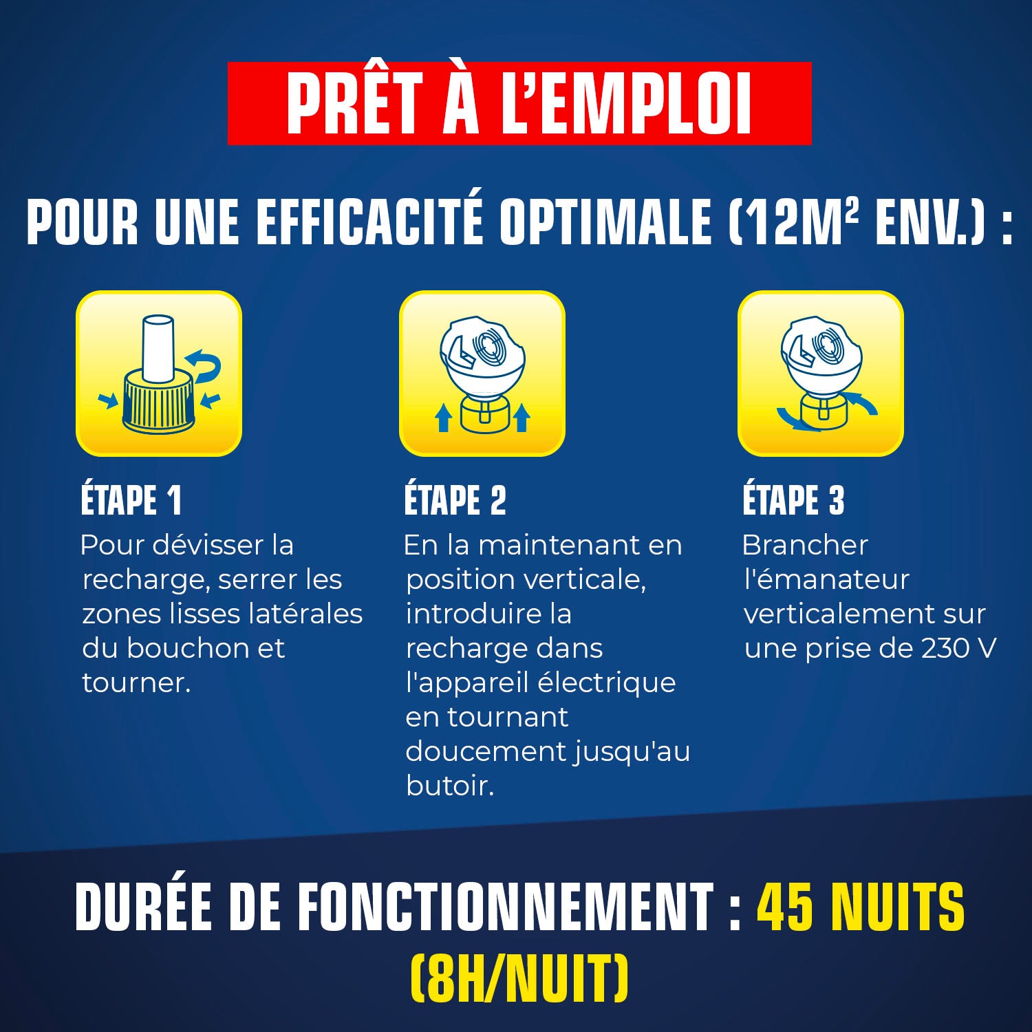 K.PRO - Diffuseur électrique + recharge anti-moustiques
X1