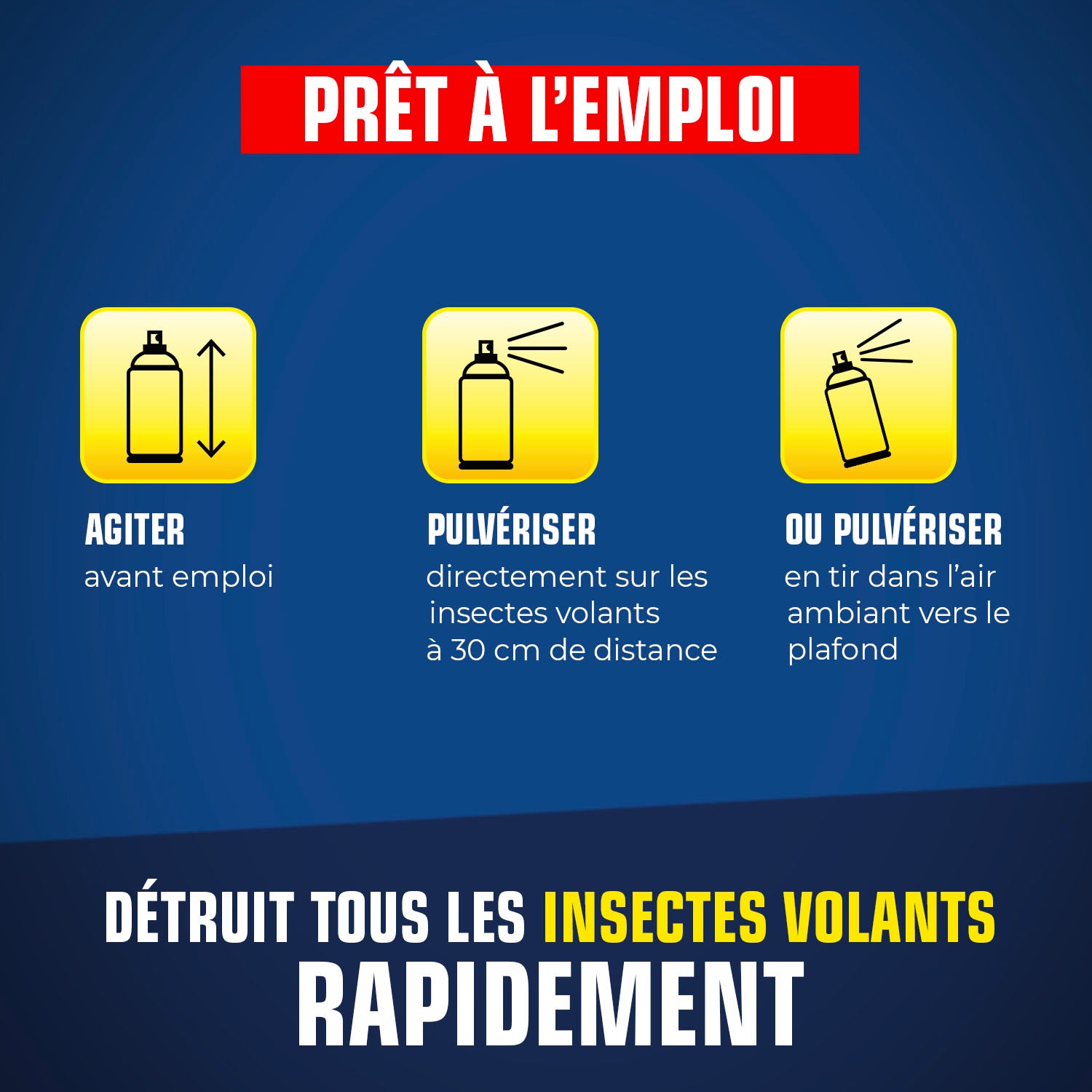 K.PRO - Aérosol insectes volants 750ml