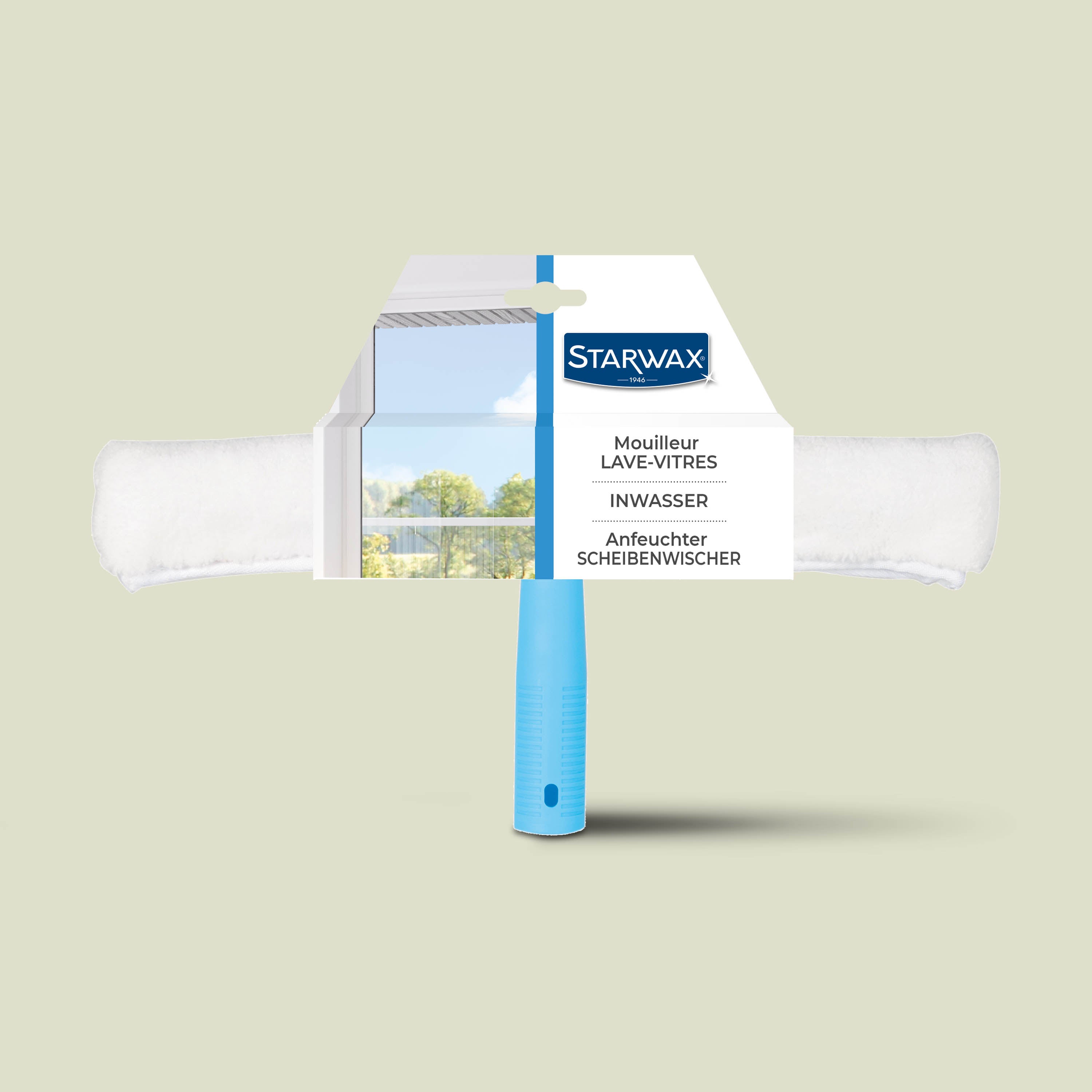 STARWAX - Mouilleur avec housse microfibre pour vitres
X1