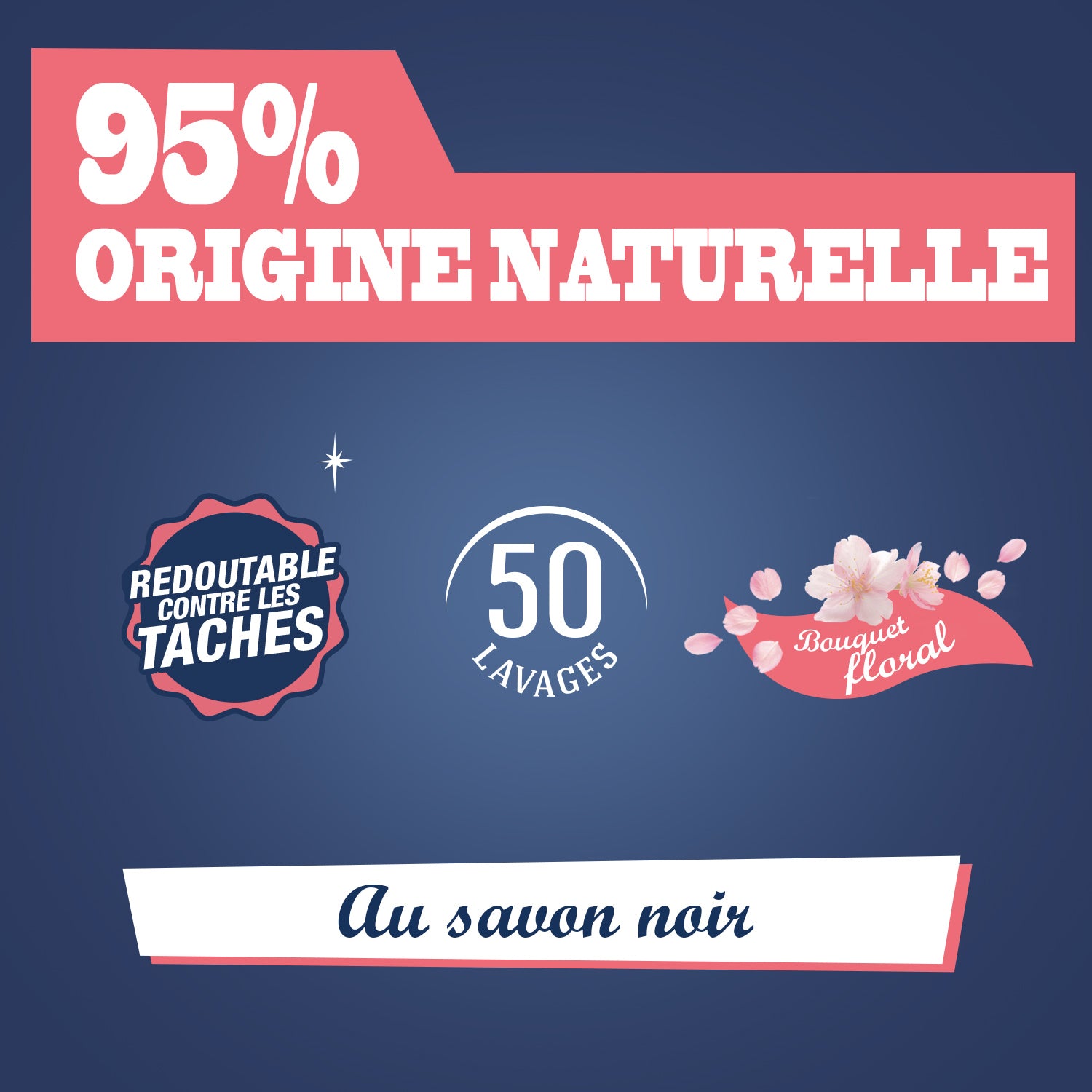 JACQUES BRIOCHIN - Ma Lessive au savon noir - Détachante 2,27l Bouquet Florale