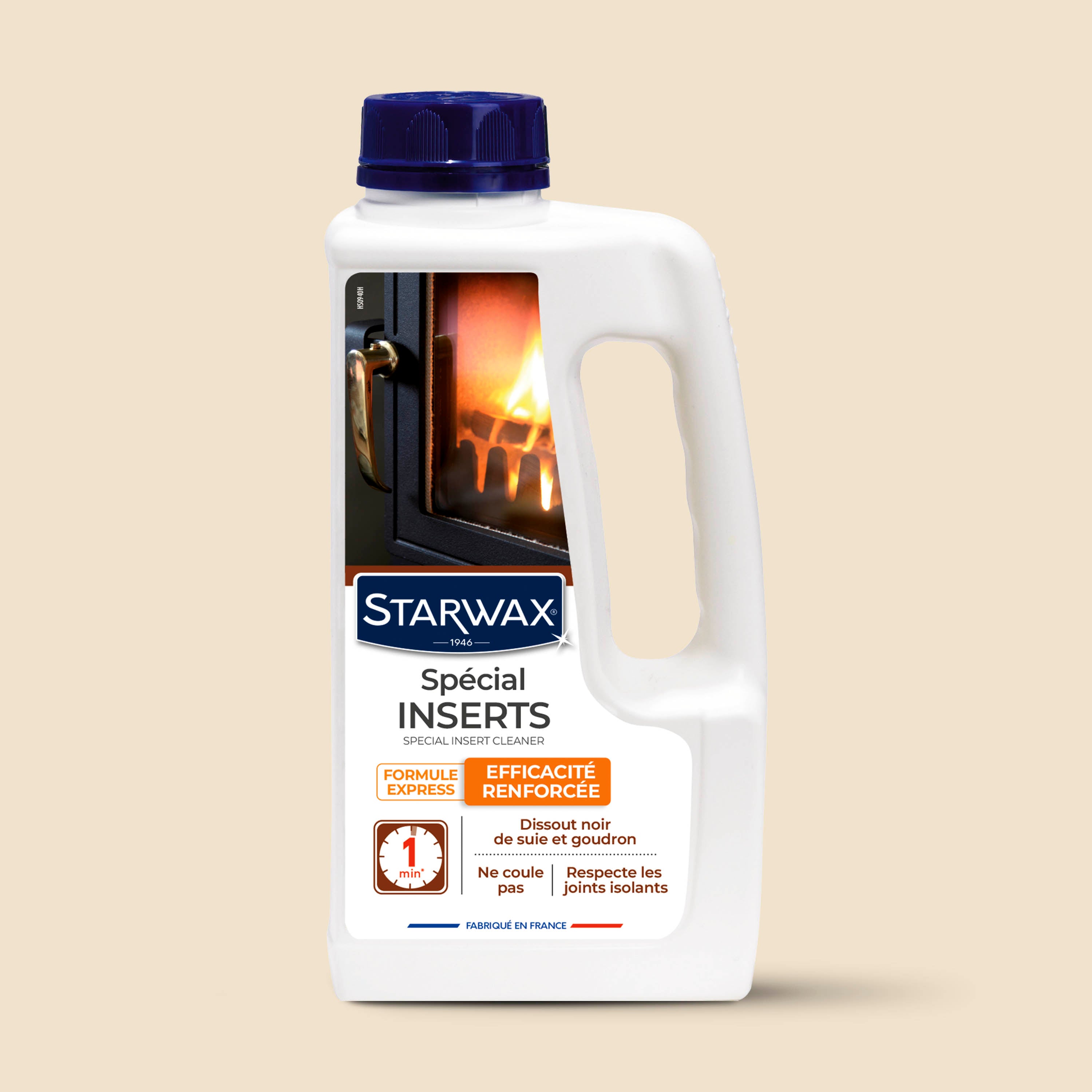STARWAX - Nettoyant express inserts pour poêle & cheminée
500ml