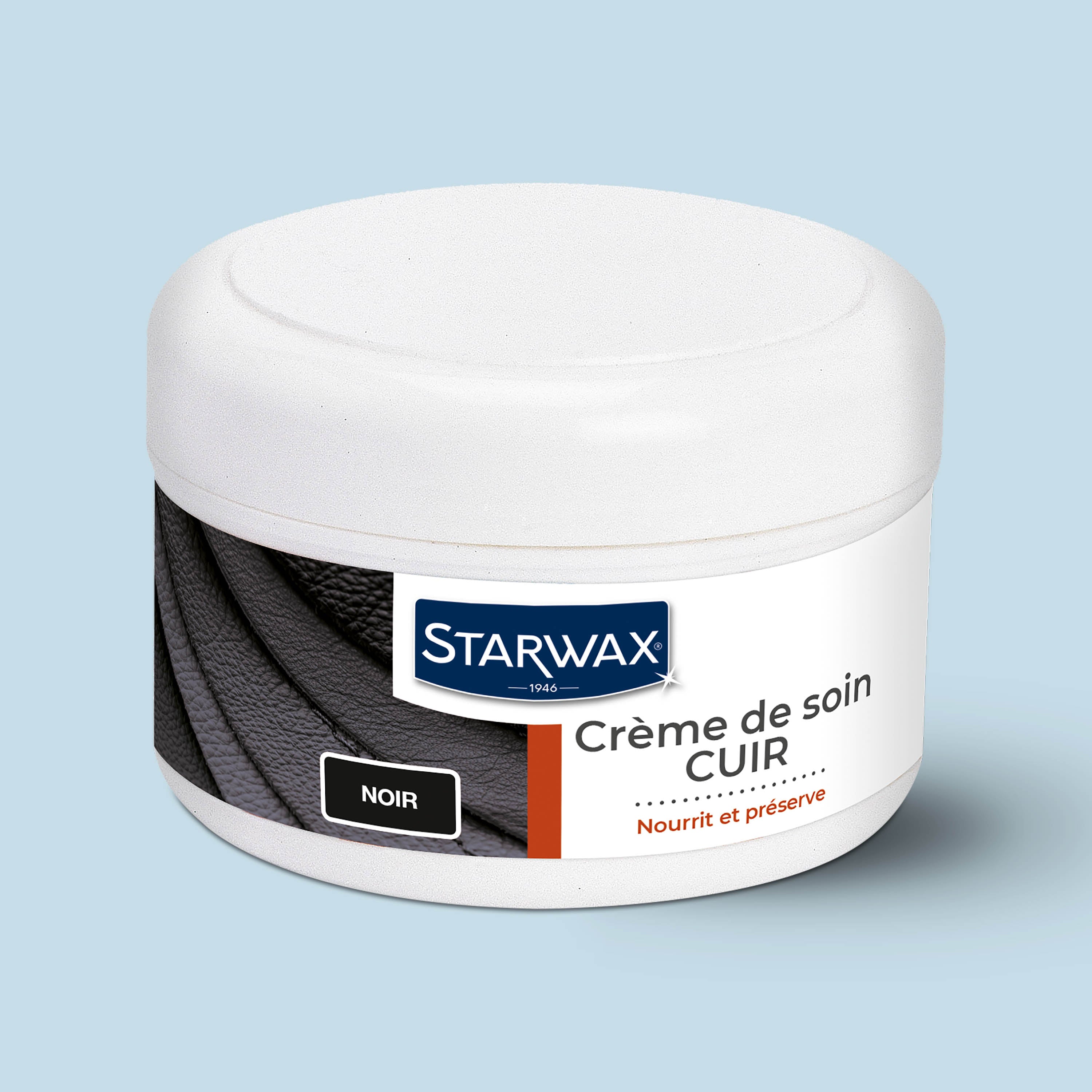 STARWAX - Crème de soin pour cuirs colorés 150ml Camel