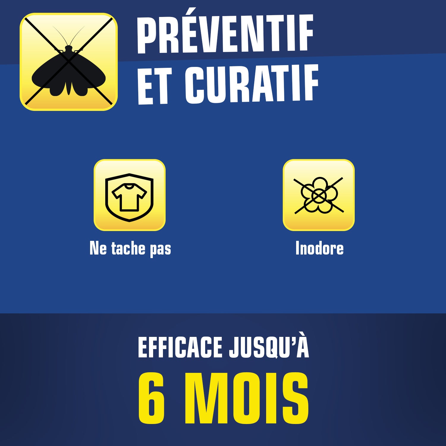 K.PRO - Papier accordéon contre les mites des vêtements X2