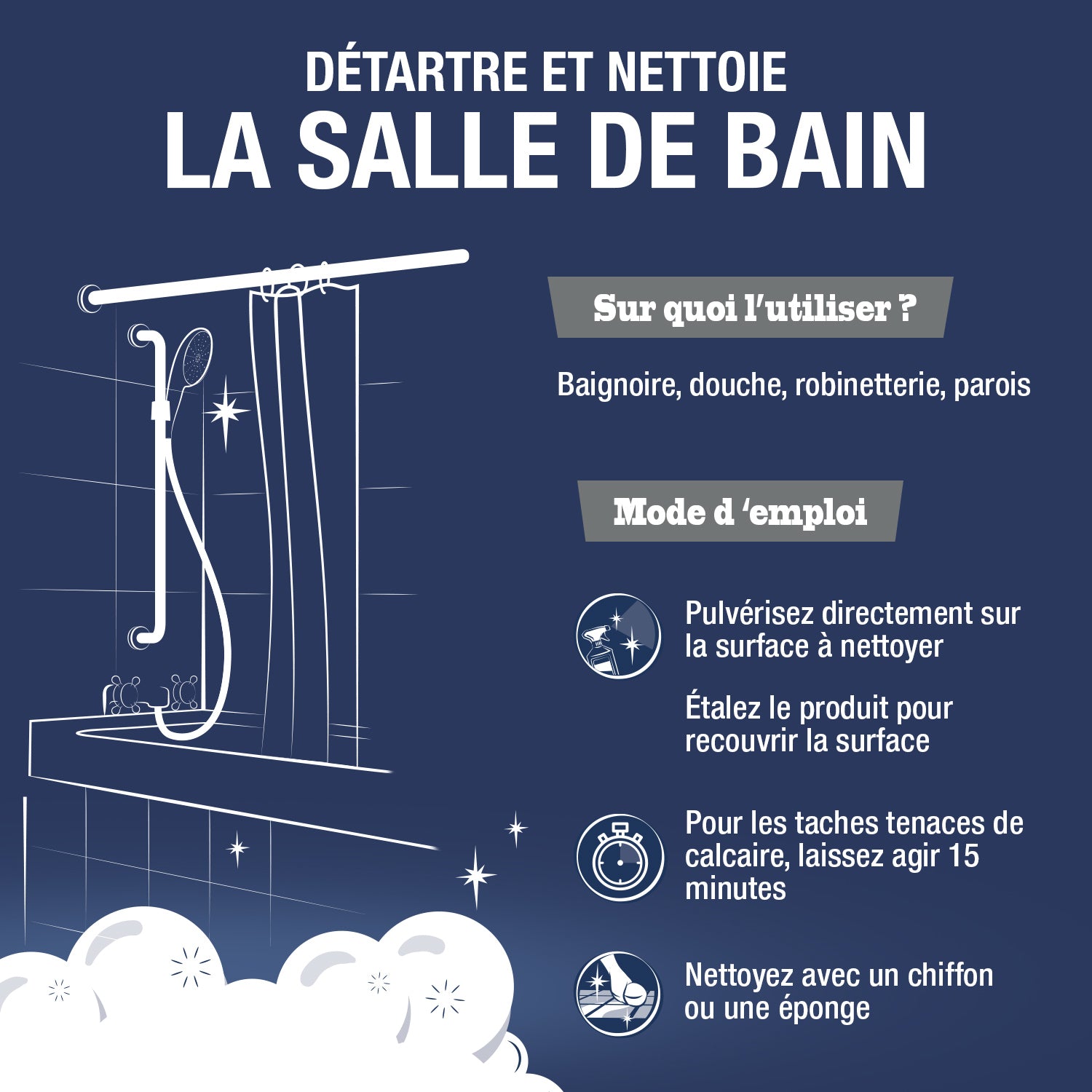 JACQUES BRIOCHIN - Mousse détartrante au vinaigre et à l'acide citrique 750ml Framboise