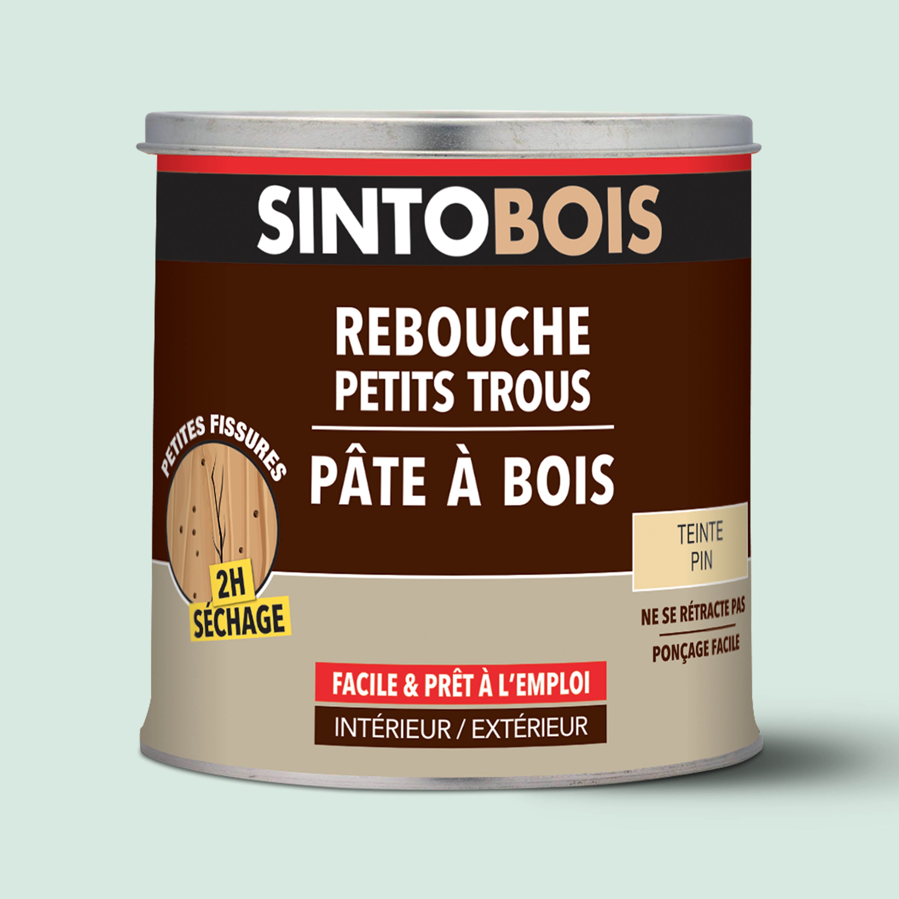 SINTO - Pâte à bois tradition 550ml Chêne clair