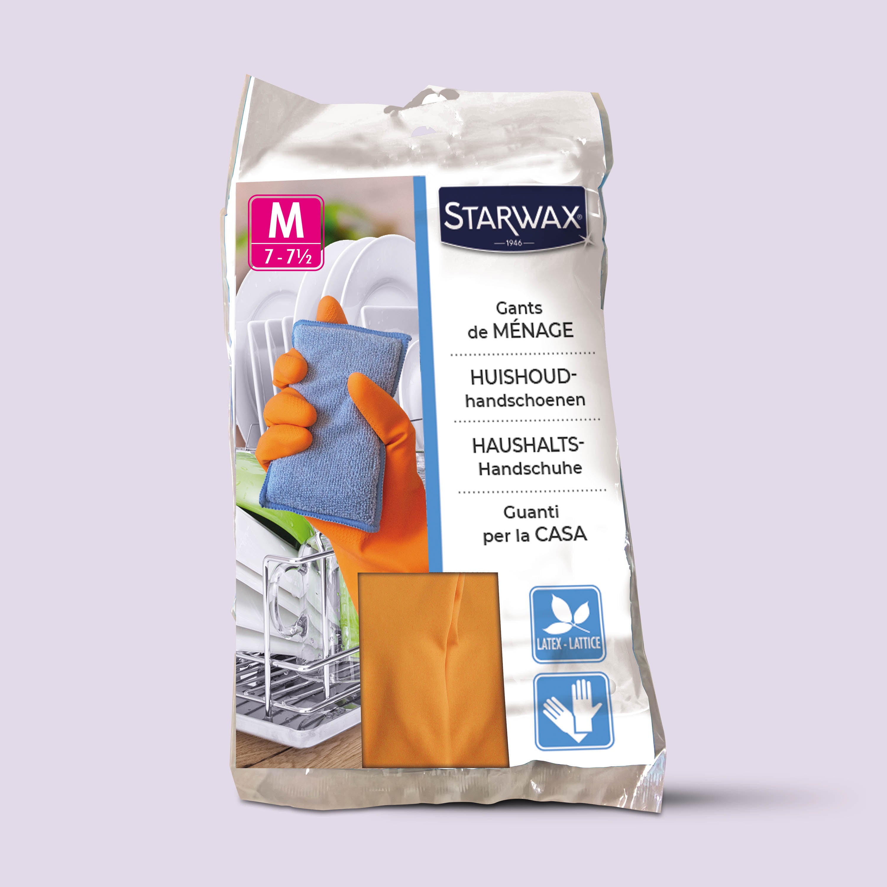 STARWAX - Gants DE MENAGE X1 S