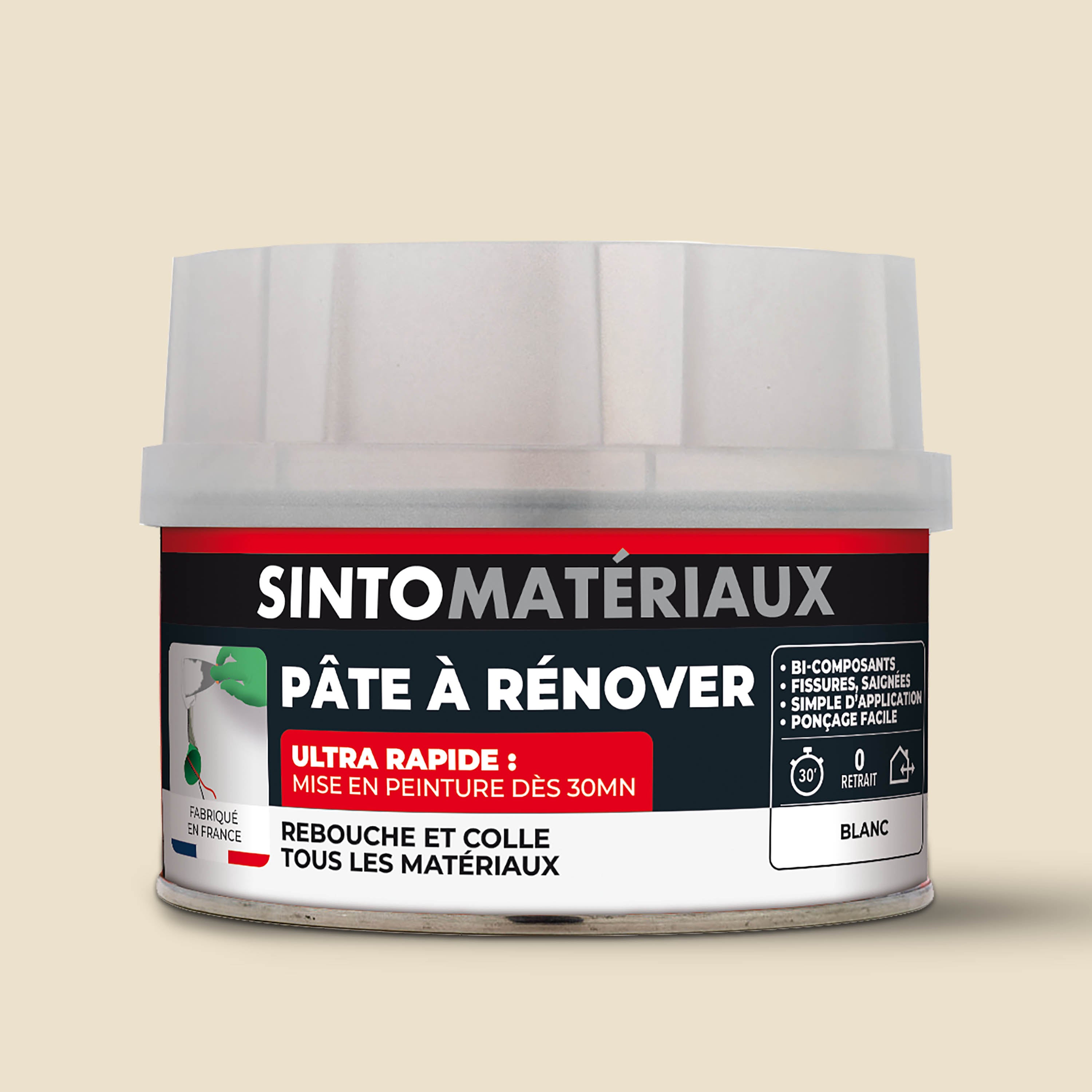 SINTO - Pâte à rénover 408g Blanc