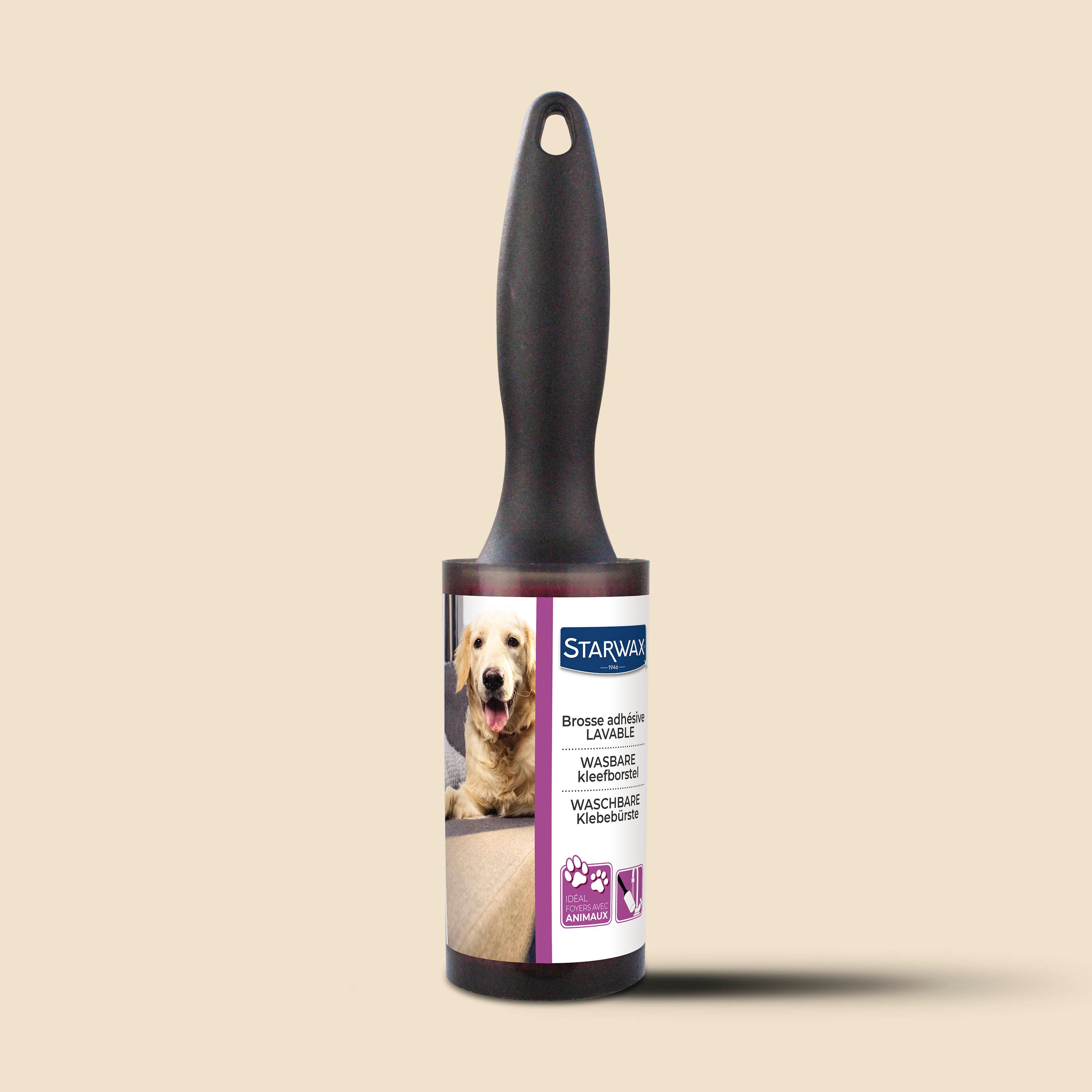 STARWAX - Brosse adhésive lavable X1