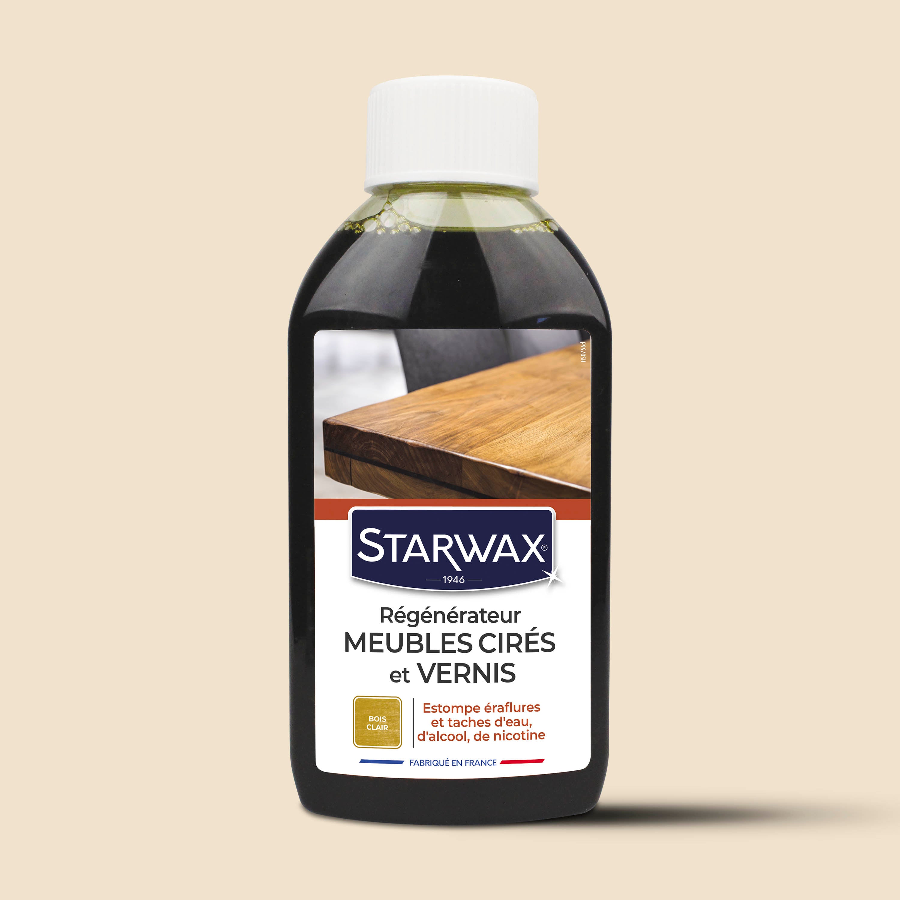 STARWAX - Régénérateur pour meubles cirés et vernis 250ml Bois clair