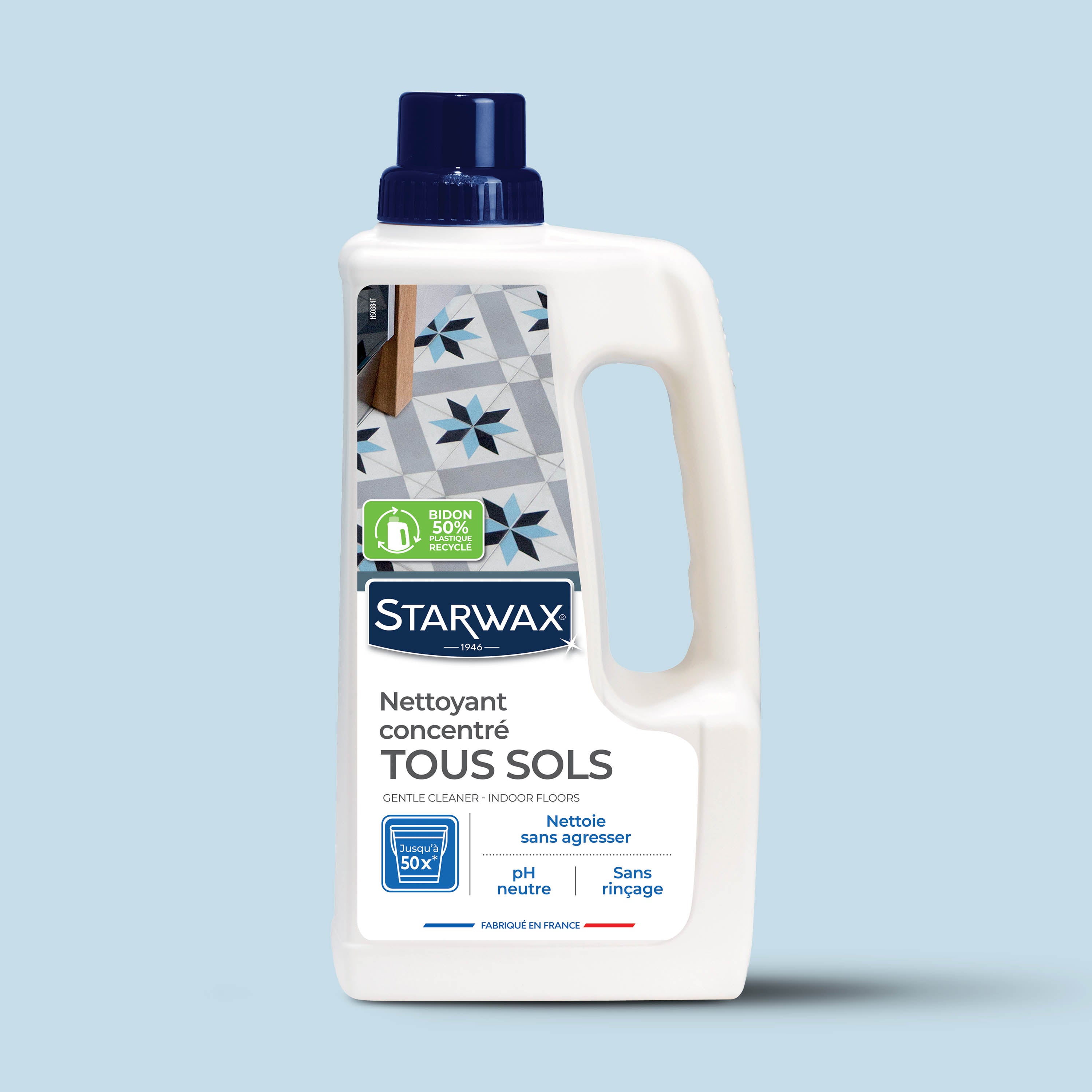 STARWAX - Nettoyant doux pour sols intérieurs 1L