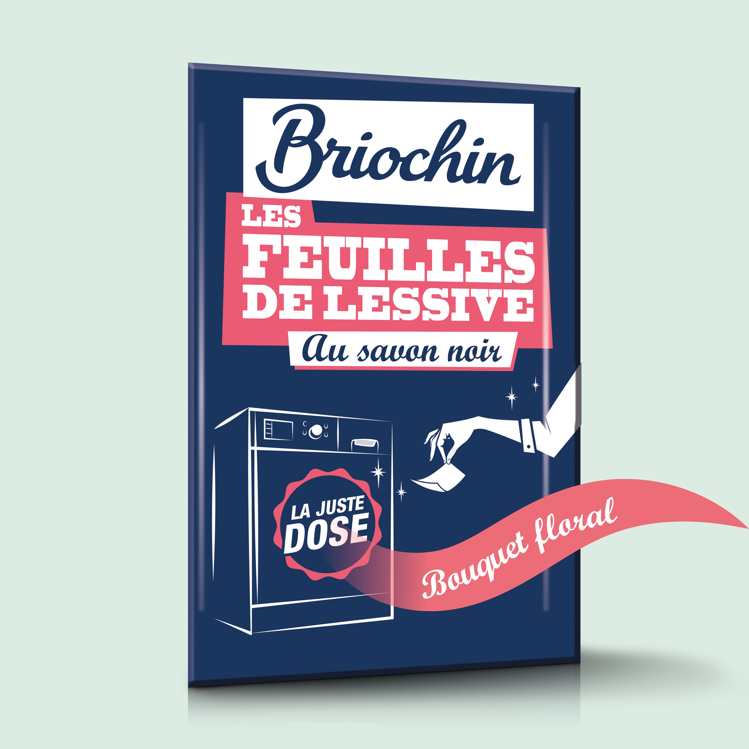 JACQUES BRIOCHIN - Feuilles de lessive au Savon noir parfum Bouquet floral 20 feuilles Parfum Bouquet floral
