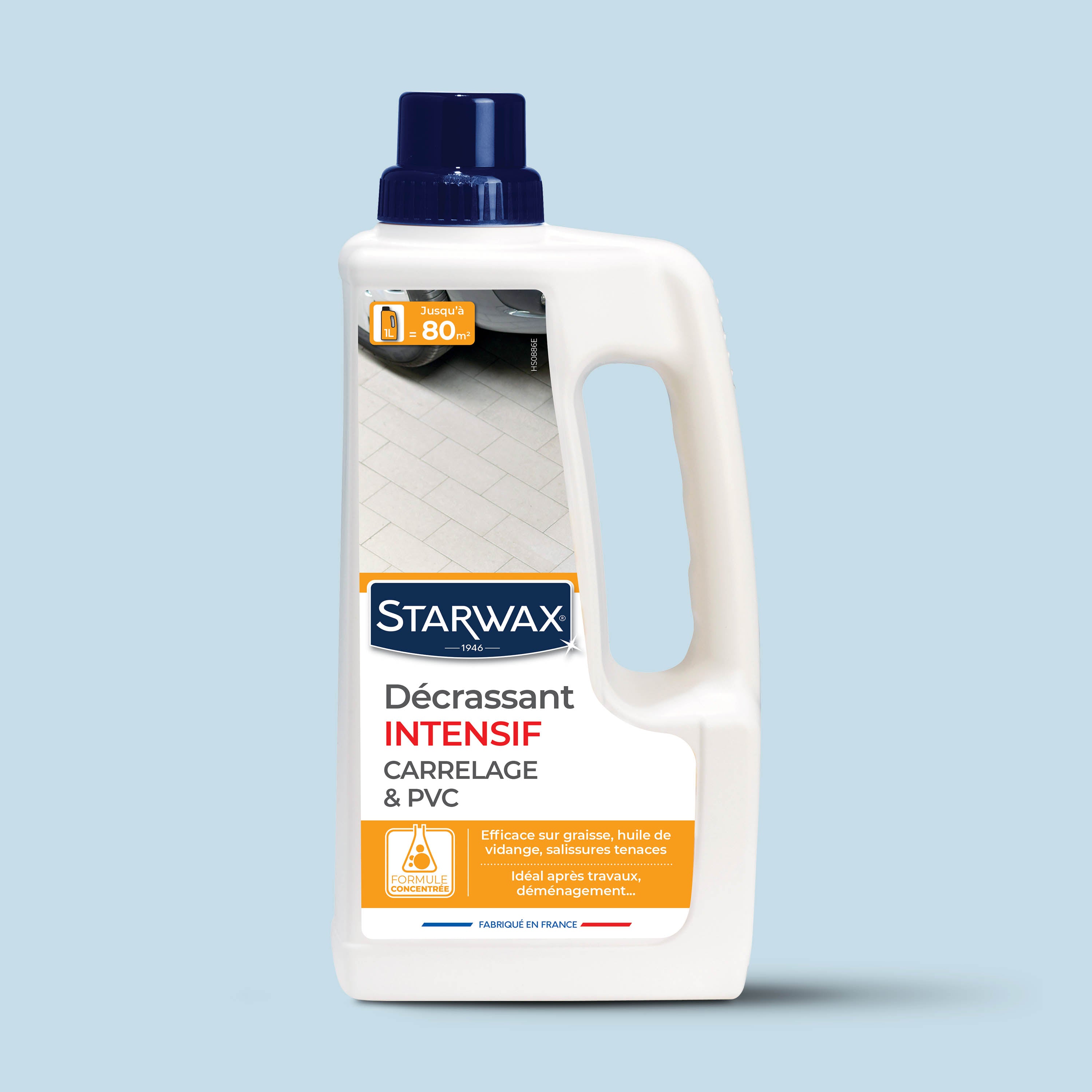 STARWAX - Décrassant intensif carrelages et PVC 1L