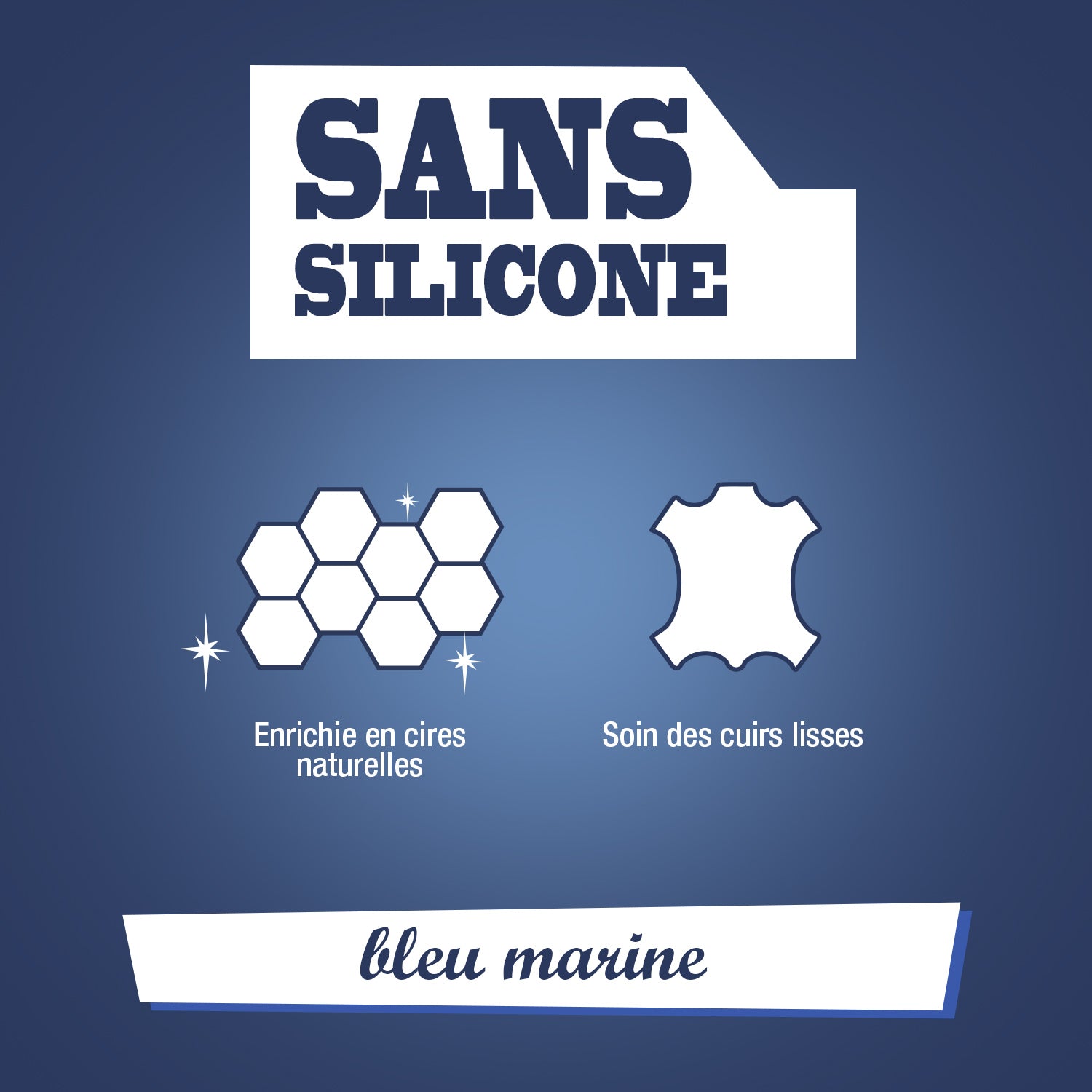 BRIOCHIN - Crème de cirage bleu marine 50ml Couleur bleu