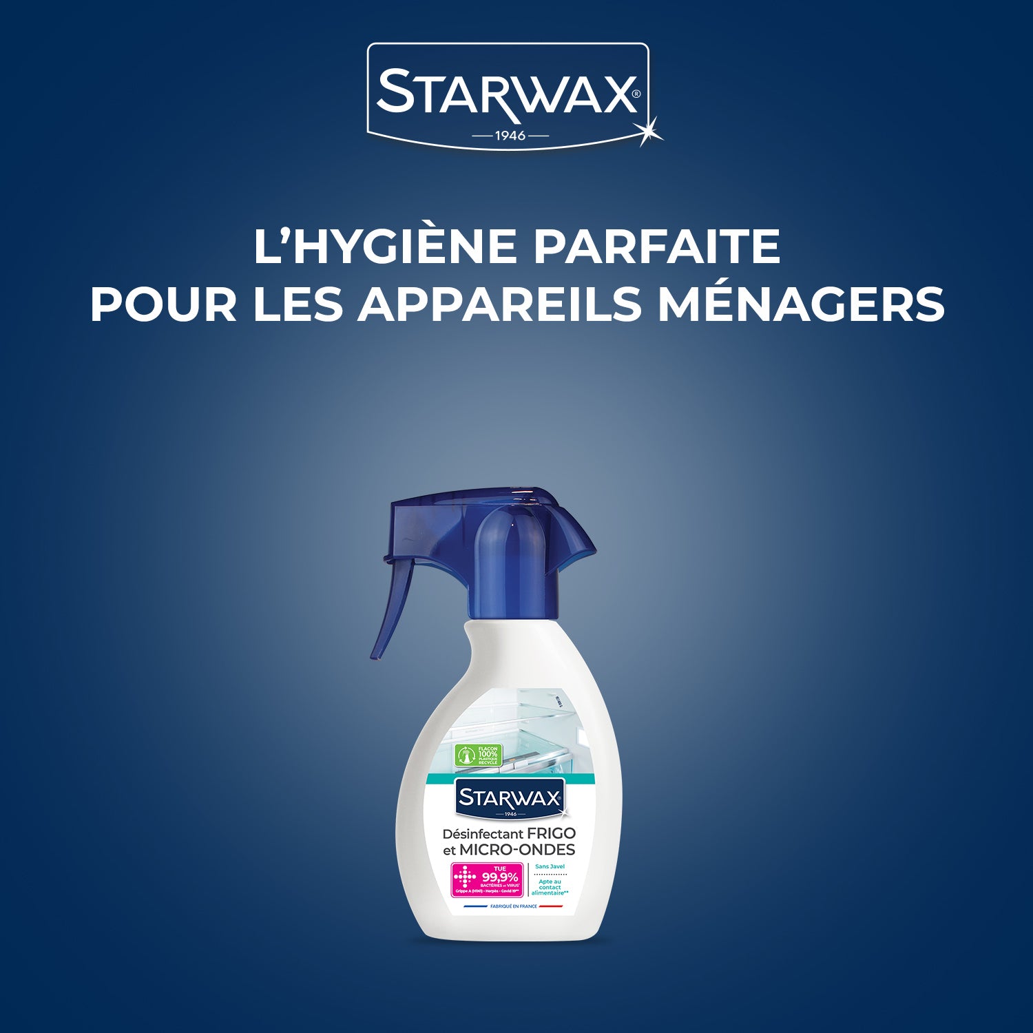 STARWAX - Désinfectant pour réfrigérateur et micro-ondes 250ml