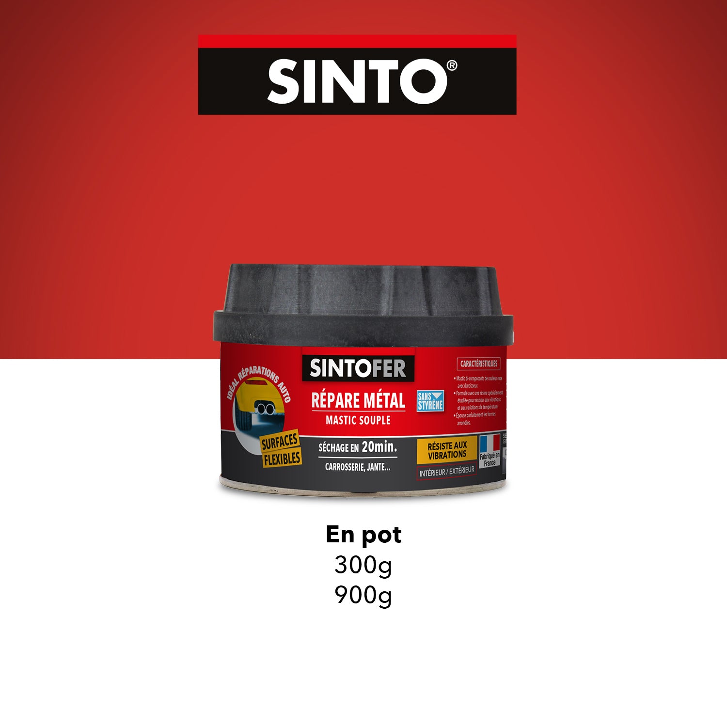 SINTO - Répare métal souple 170ml