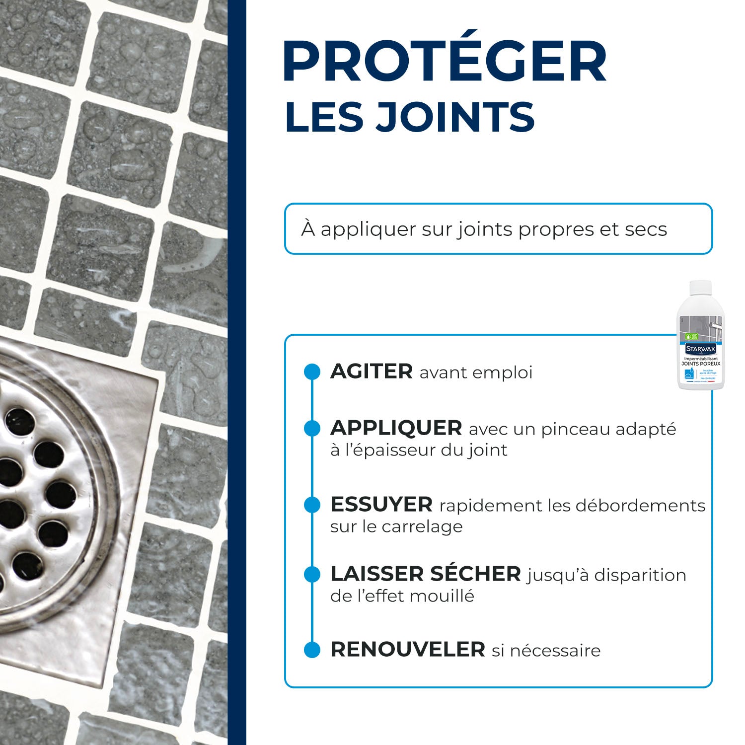 STARWAX - Imperméabilisant pour joints 200ml