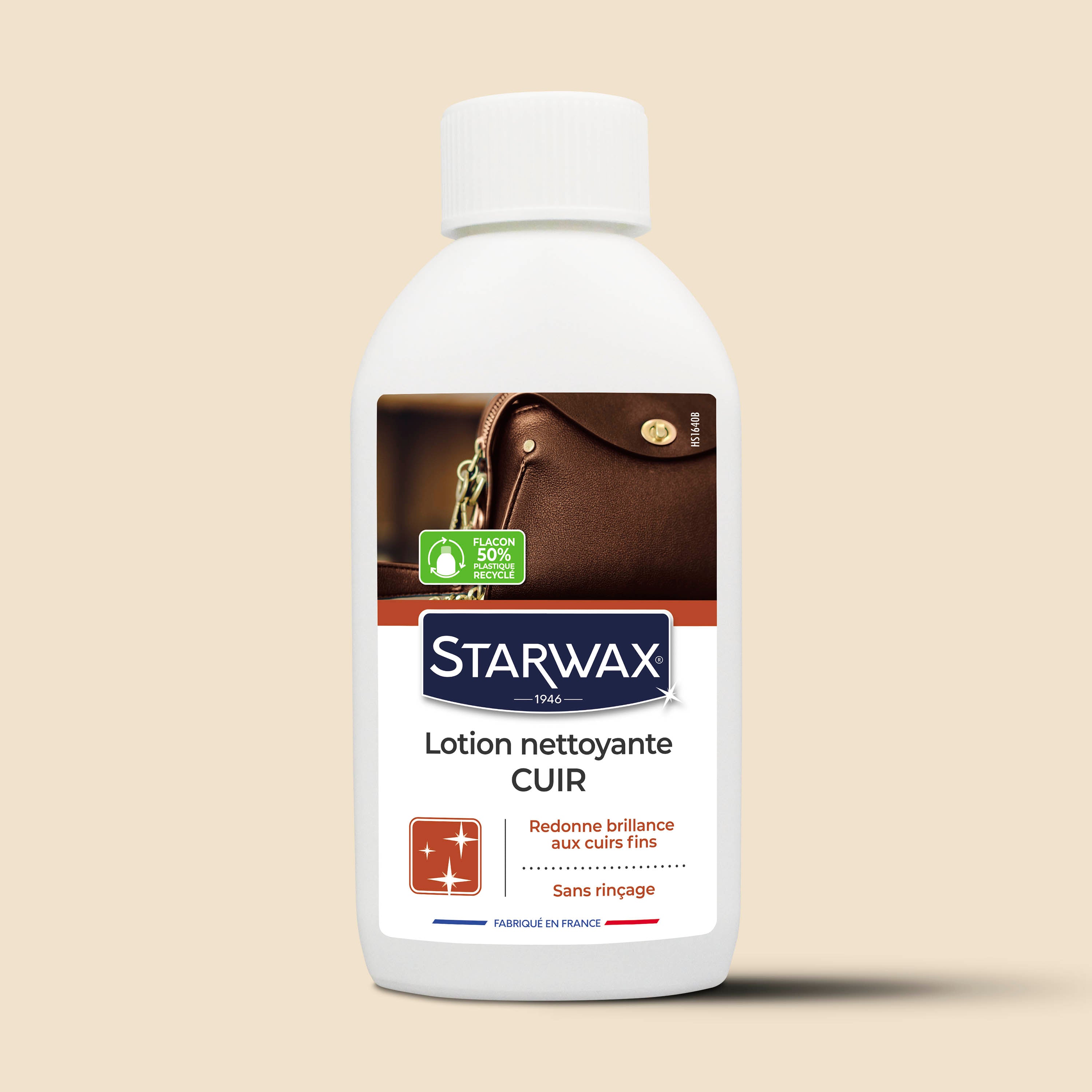 STARWAX - Lotion nettoyante sans rinçage pour cuirs délicats 200ml
