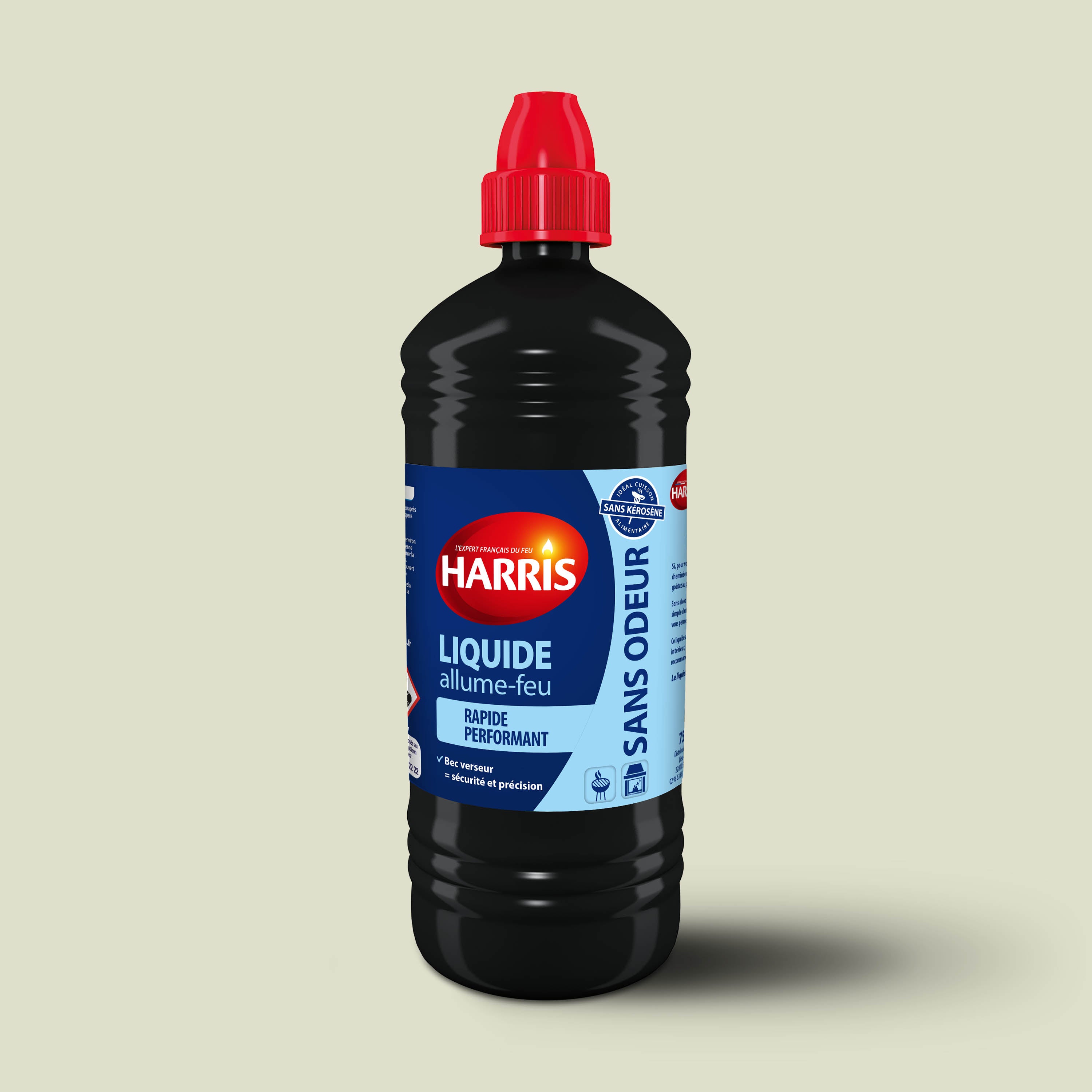 HARRIS - Liquide allume feu sans odeur 750ml