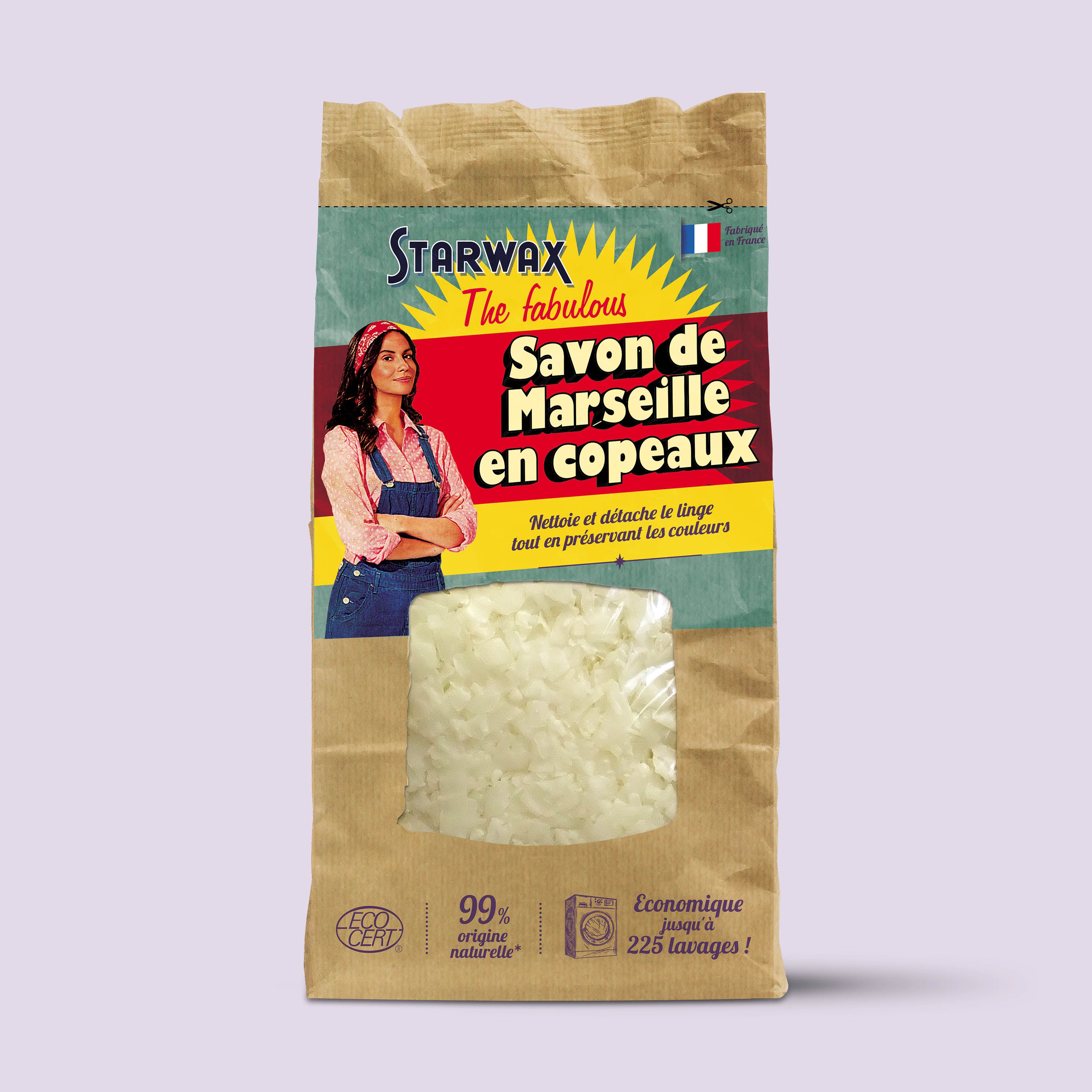 STARWAX FABULOUS - Savon de Marseille en copeaux 750g