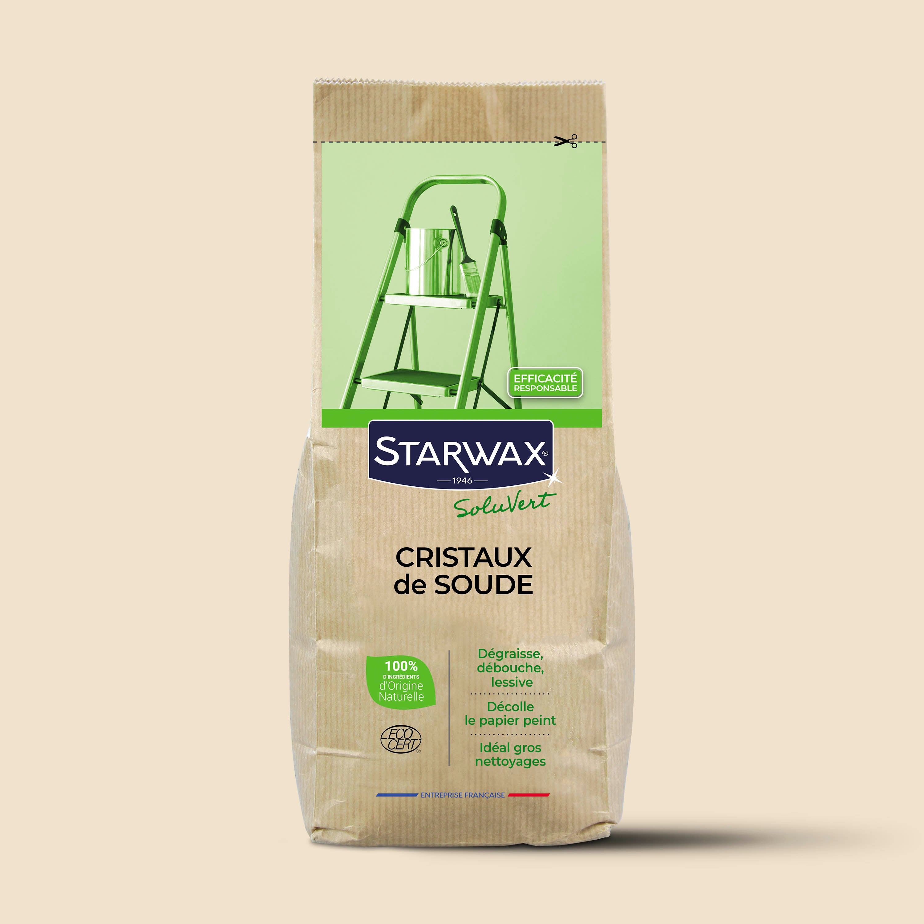 STARWAX SOLUVERT - Cristaux de soude 1kg