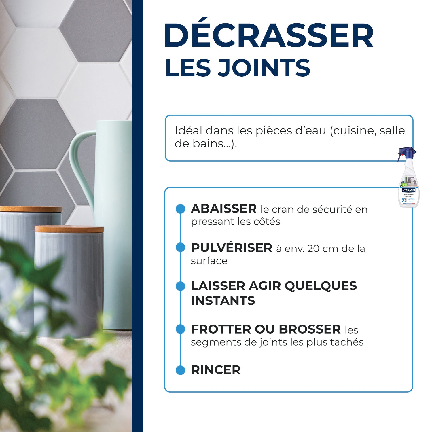 STARWAX - Décrassant pour joints 500ml