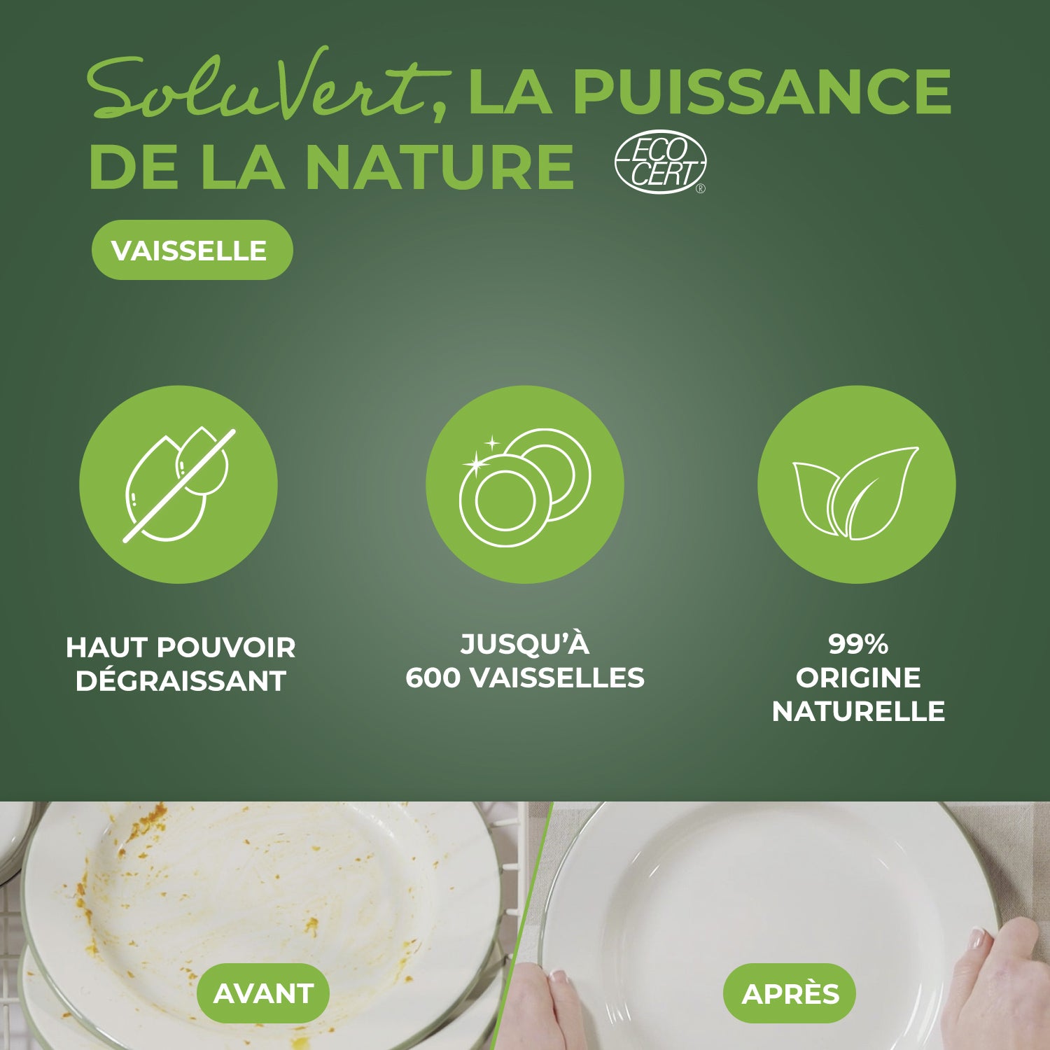 STARWAX SOLUVERT - Gel vaisselle concentré 500ml