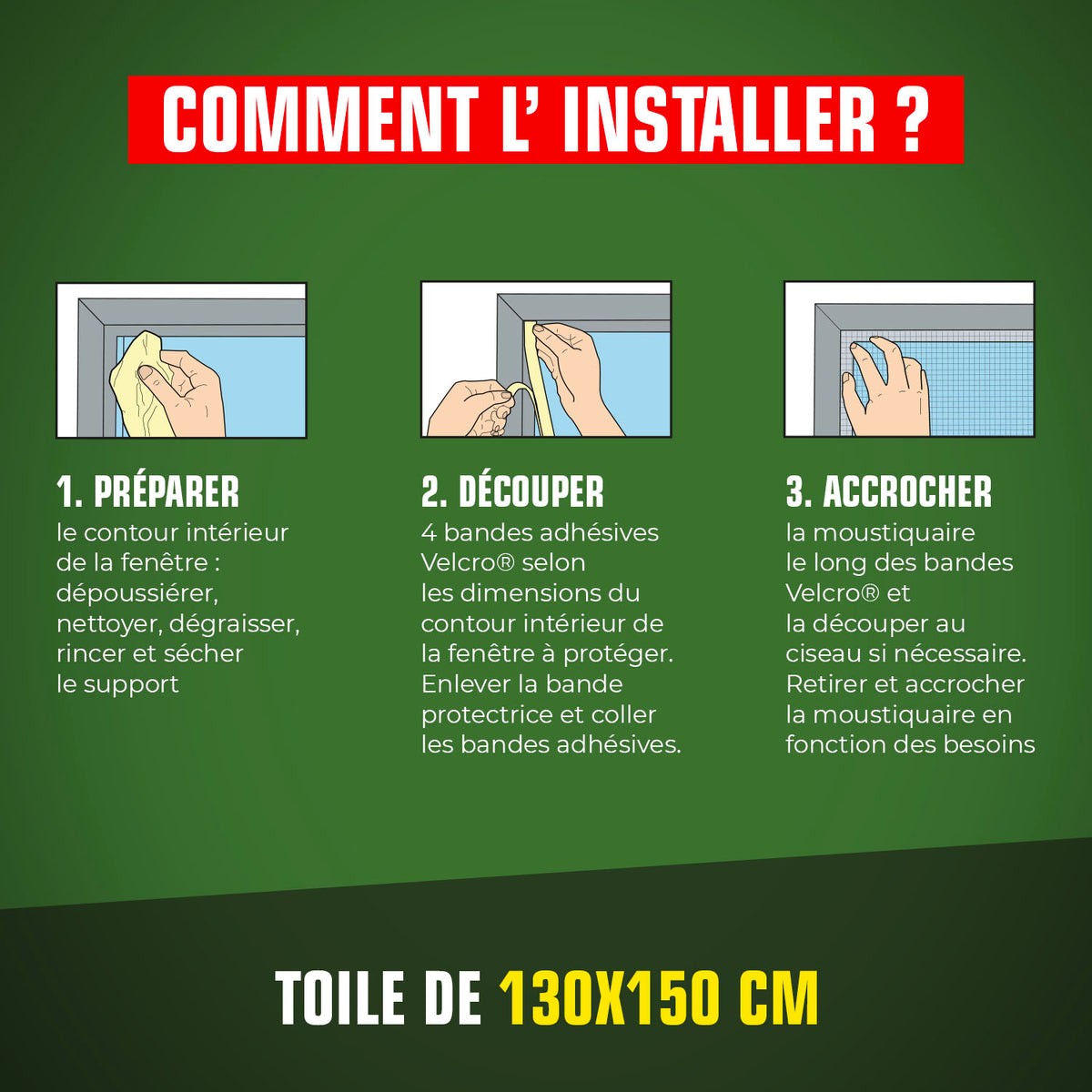 K.PRO - Moustiquaire moustiques et mouches X1