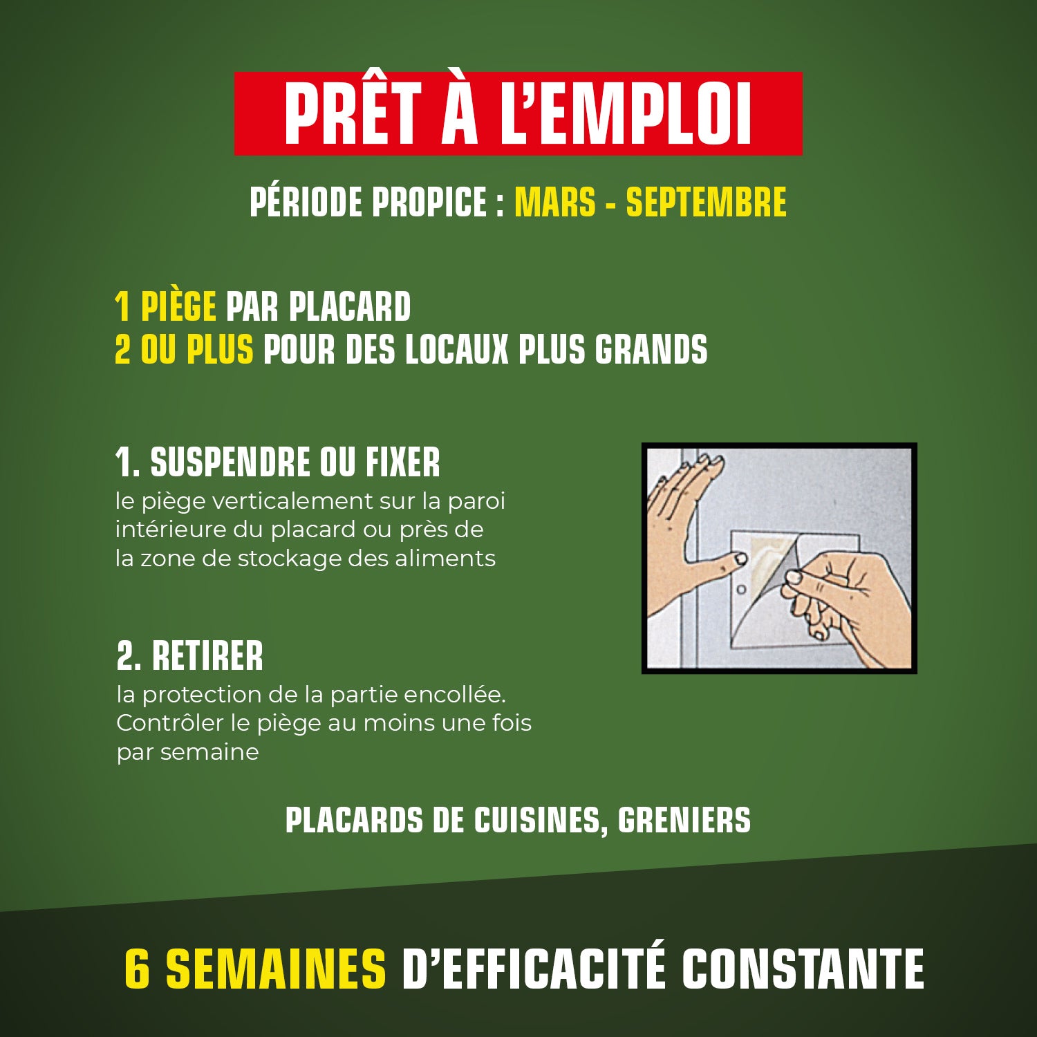 K.PRO - Pièges mites alimentaires X2