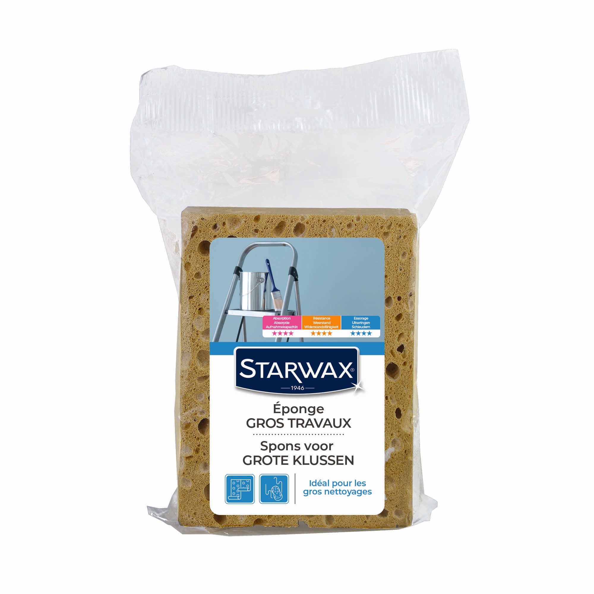 STARWAX - Eponge gros travaux X1