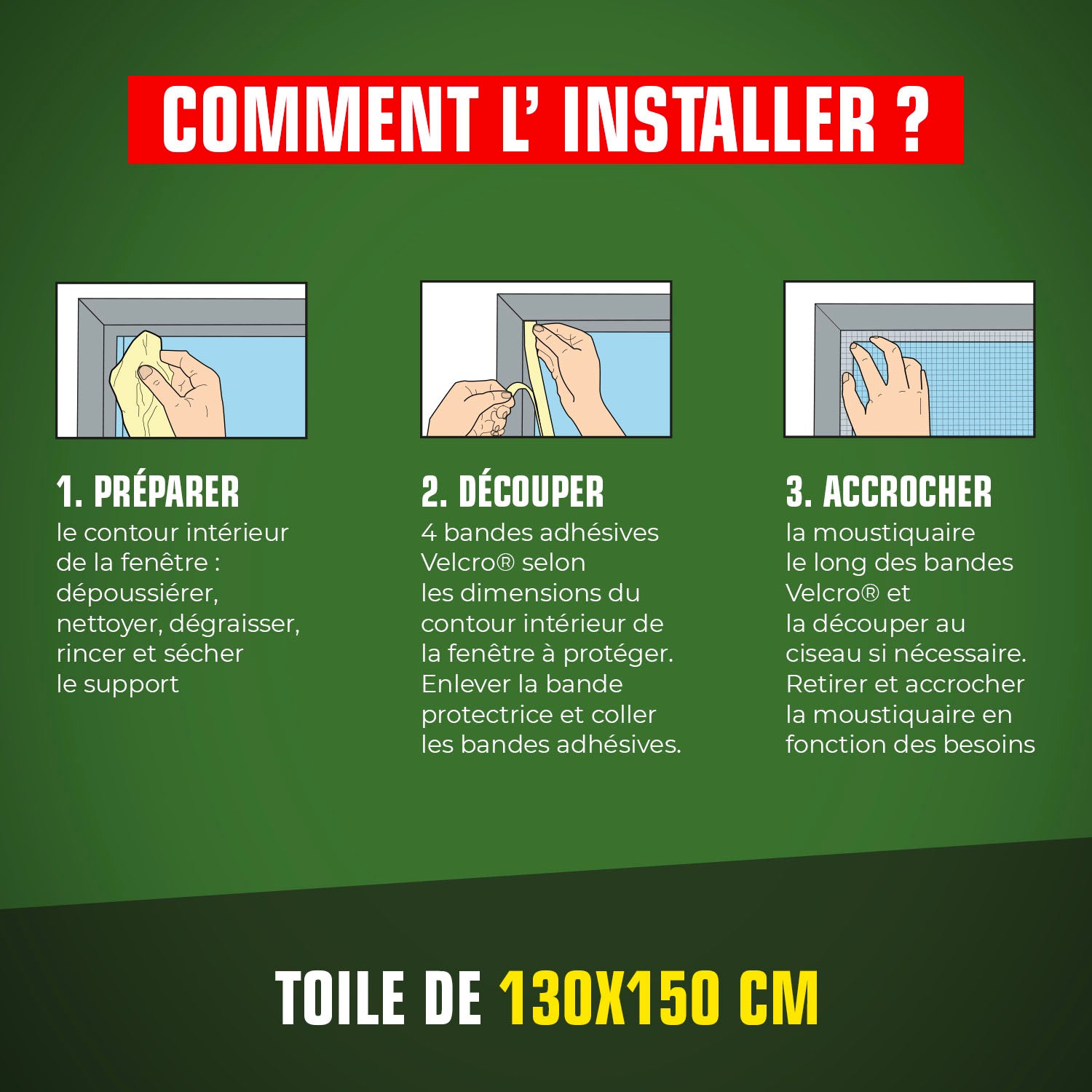 K.PRO - Moustiquaire moustiques et mouches X1