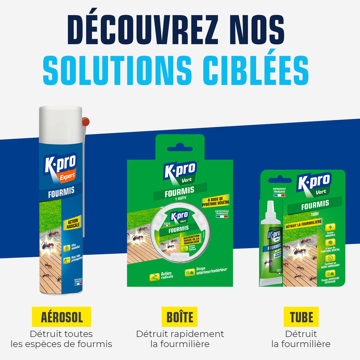 K.PRO - Aérosol fourmis 400ml