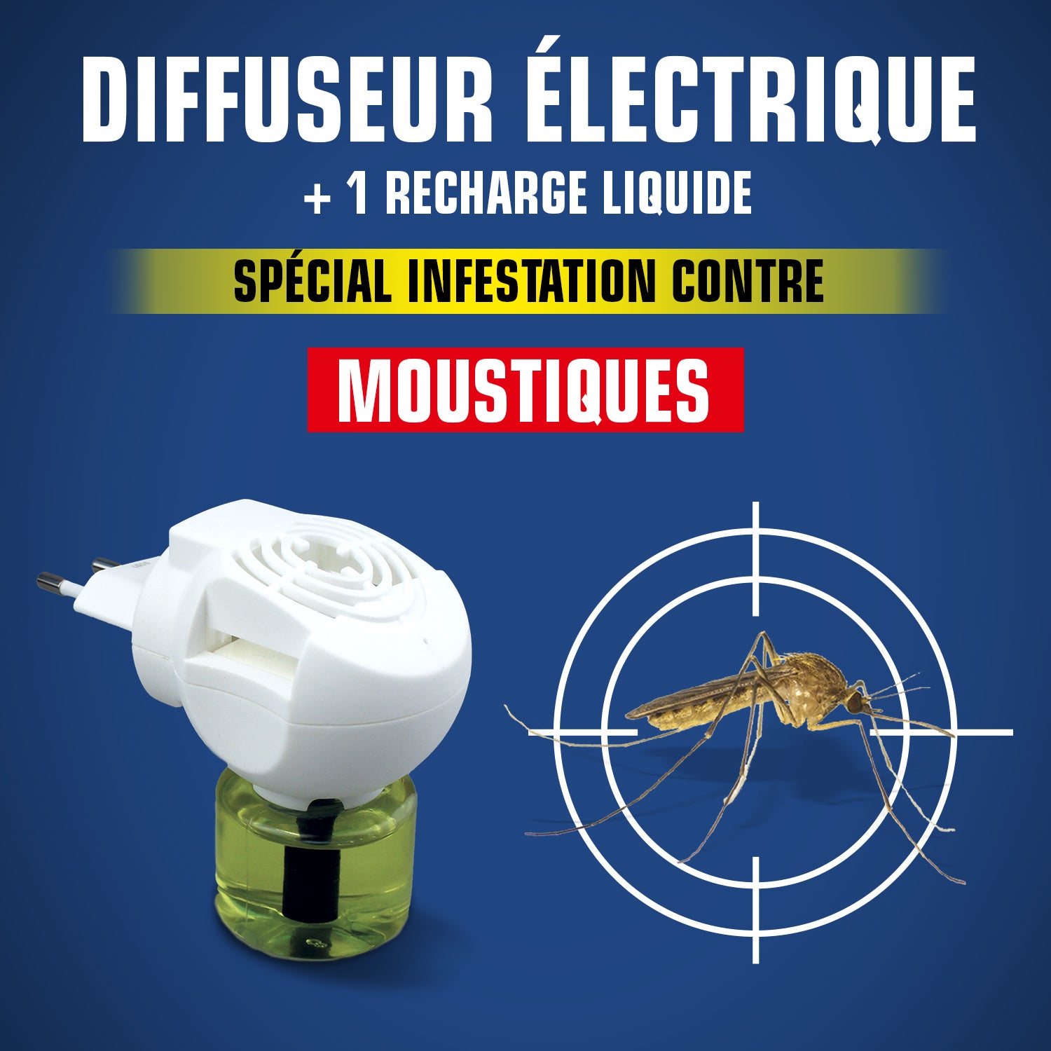 K.PRO - Diffuseur électrique + recharge anti-moustiques
X1