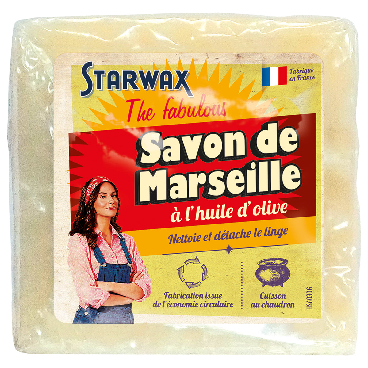 STARWAX FABULOUS - Savon de Marseille à l'huile d'olive 300g