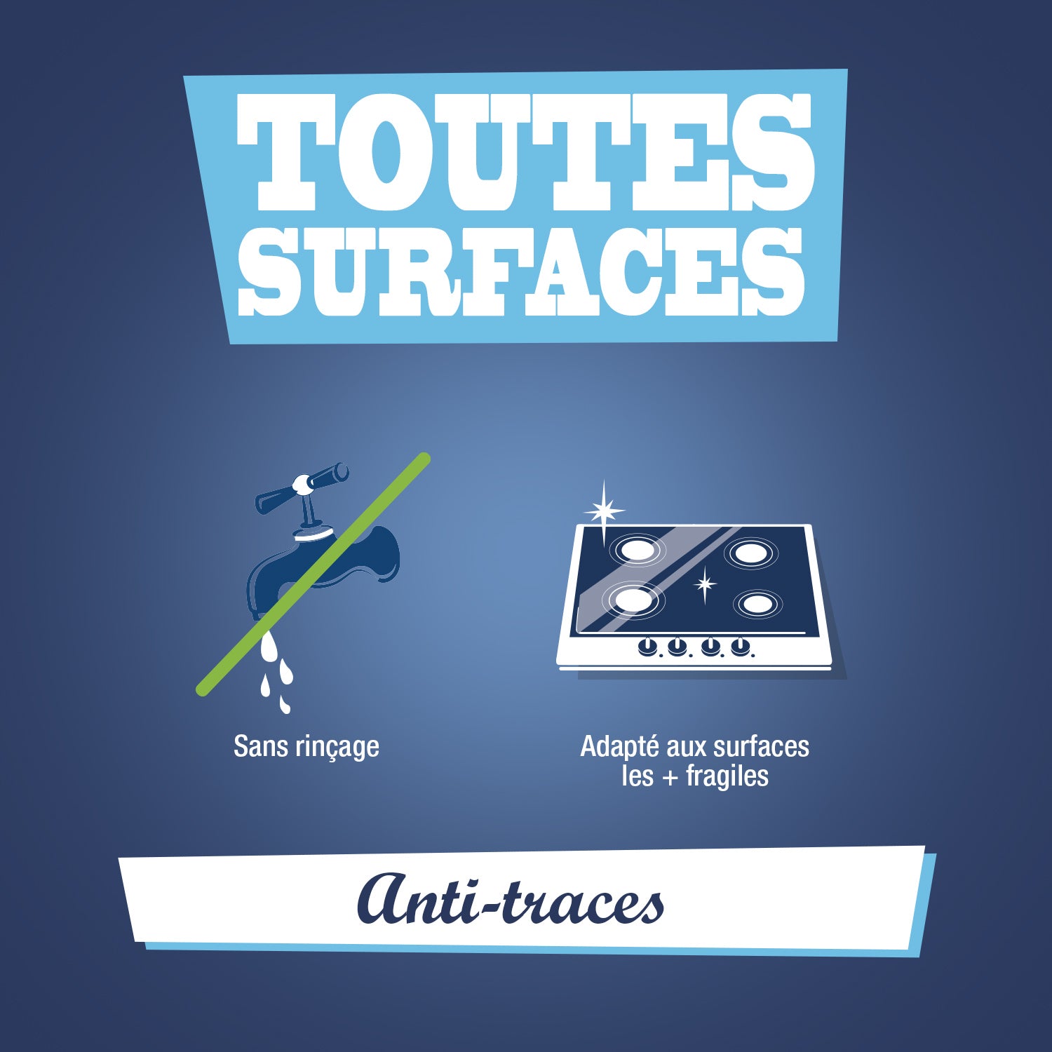 JACQUES BRIOCHIN - Nettoyant universel anti-traces prêt à l'emploi 750ml 750ml