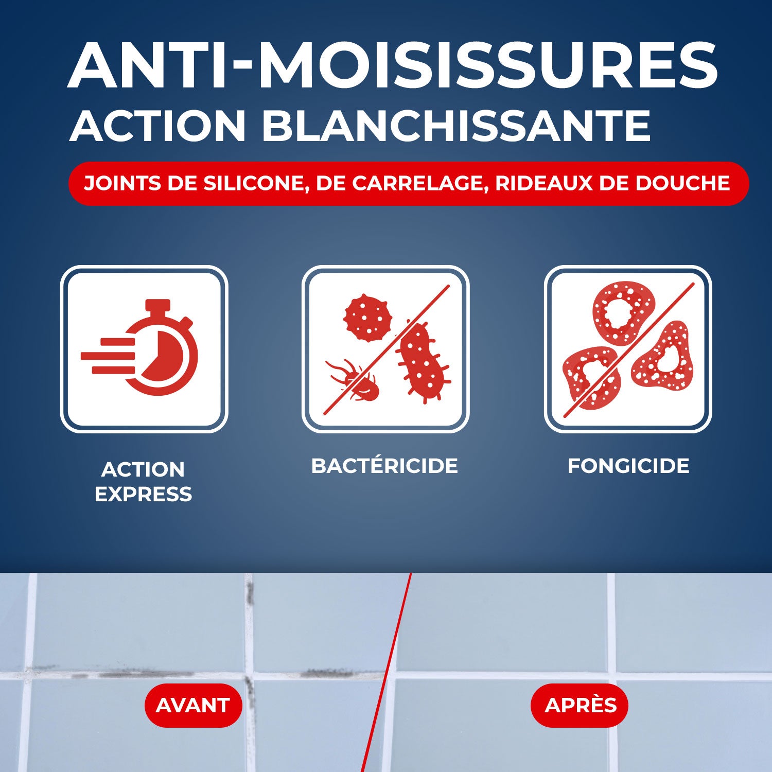 STARWAX - Anti-moisissures pour joints et salle de bains 500ml