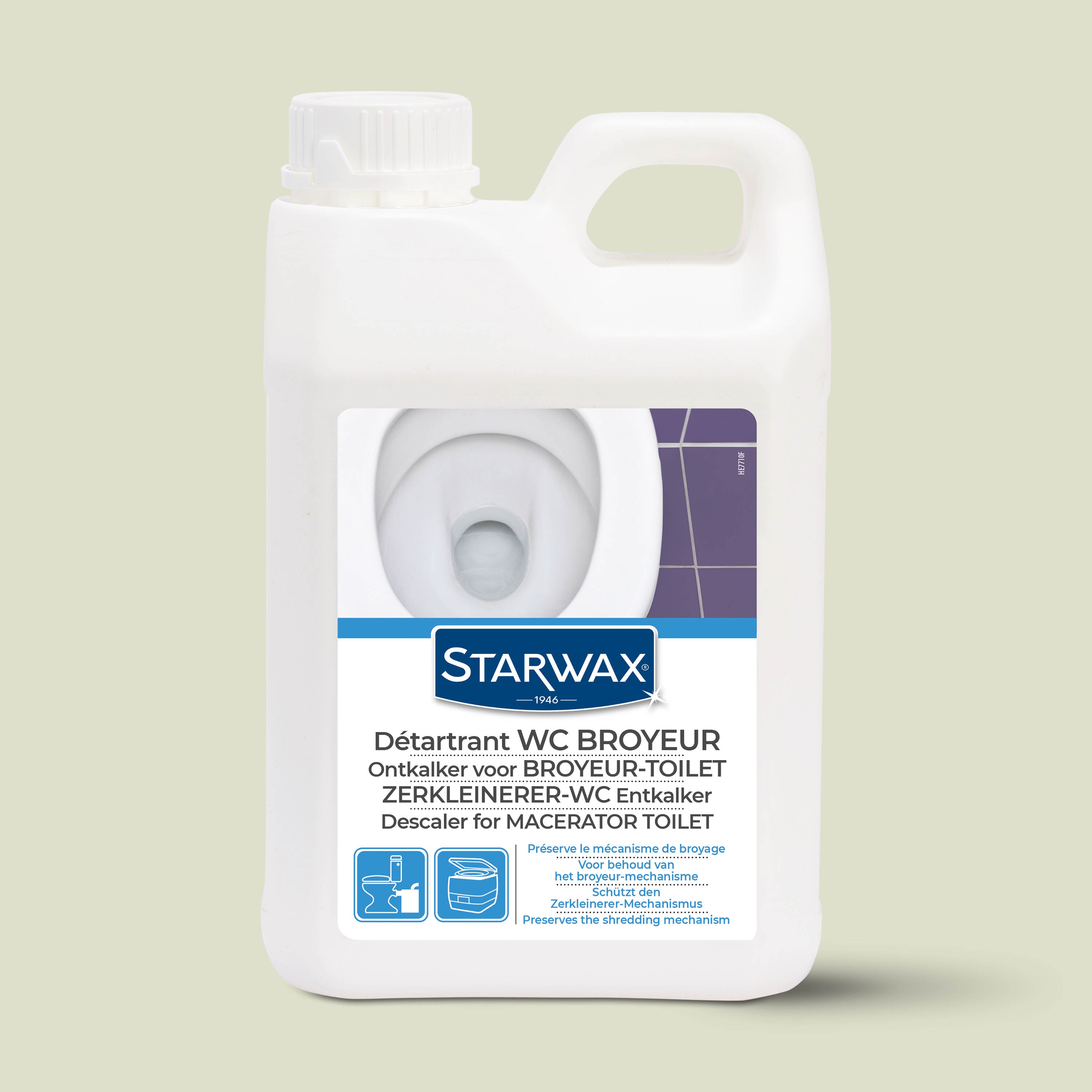 STARWAX - Détartrant pour WC broyeurs
2L