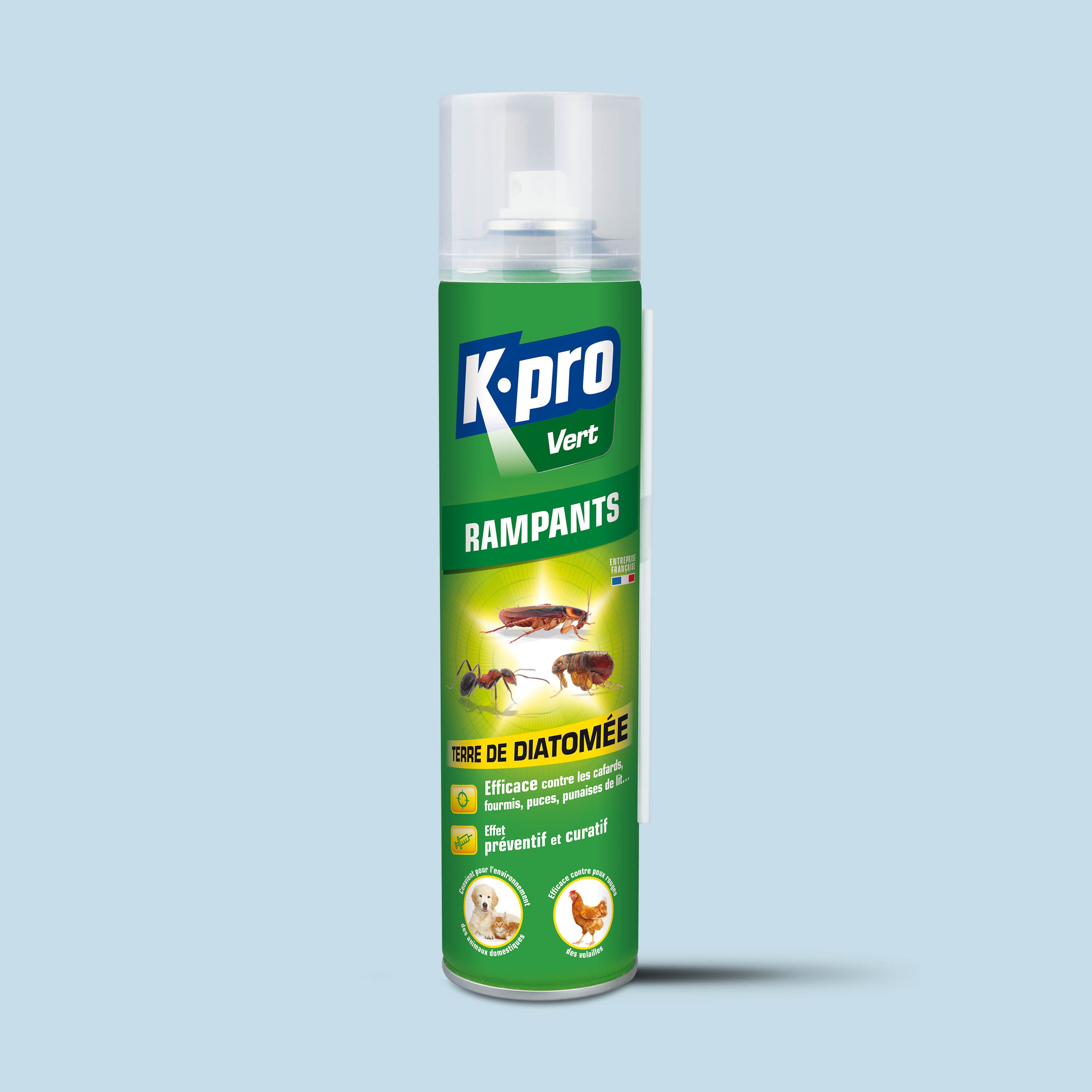 K.PRO - Aérosol Terre de diatomée
400ml