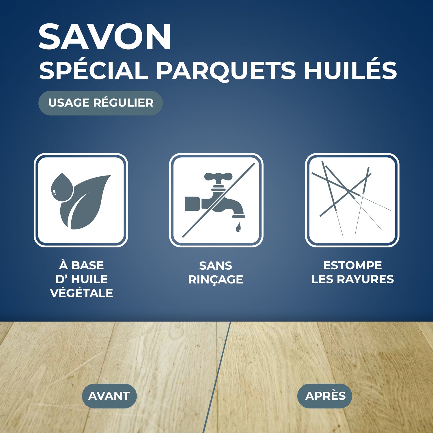 STARWAX - Savon d'entretien pour parquets huilés
1L