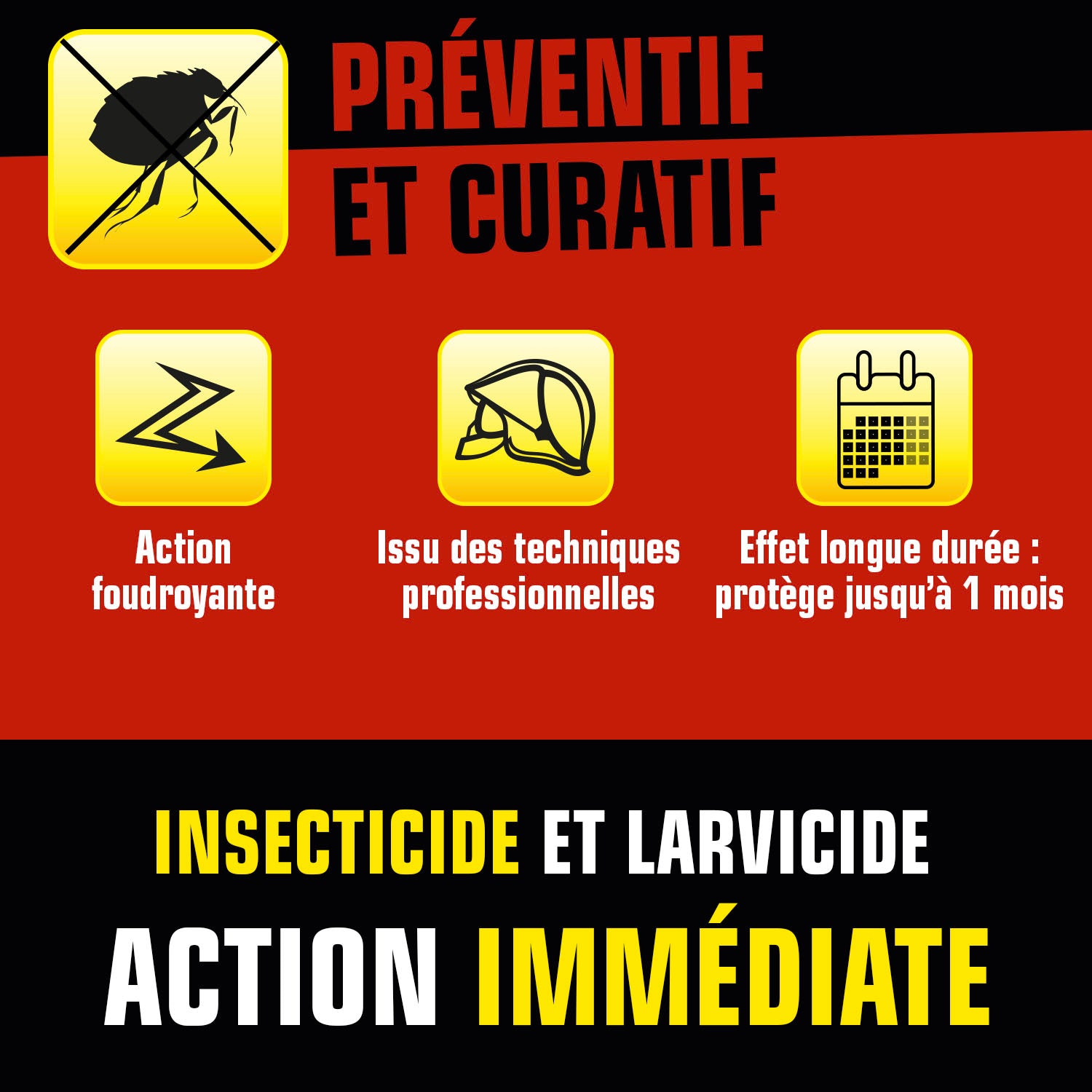 K.PRO - Aérosol foudroyant puces et larves
400ml