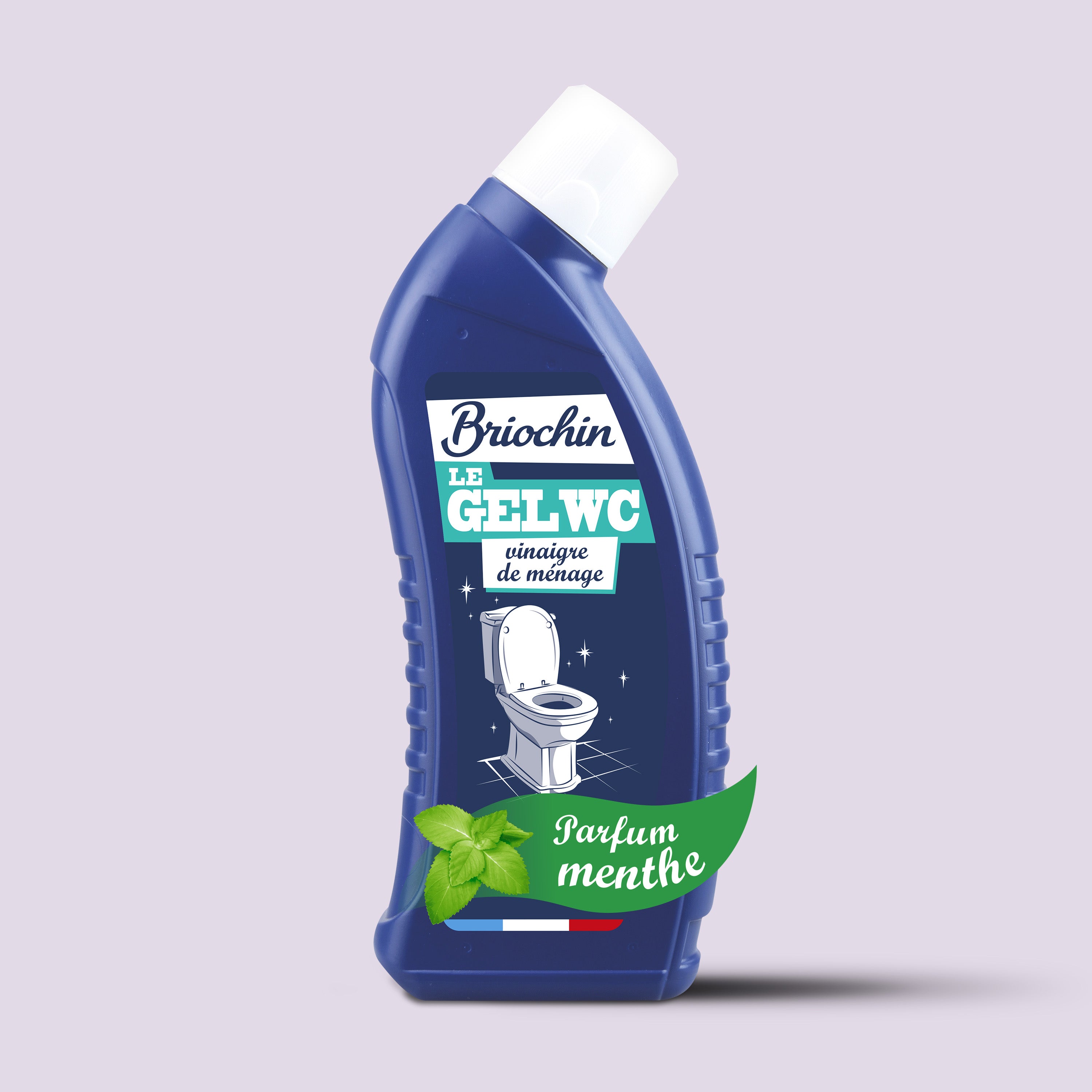 JACQUES BRIOCHIN - Gel WC au vinaigre de ménage - parfum menthe 750ml Menthe