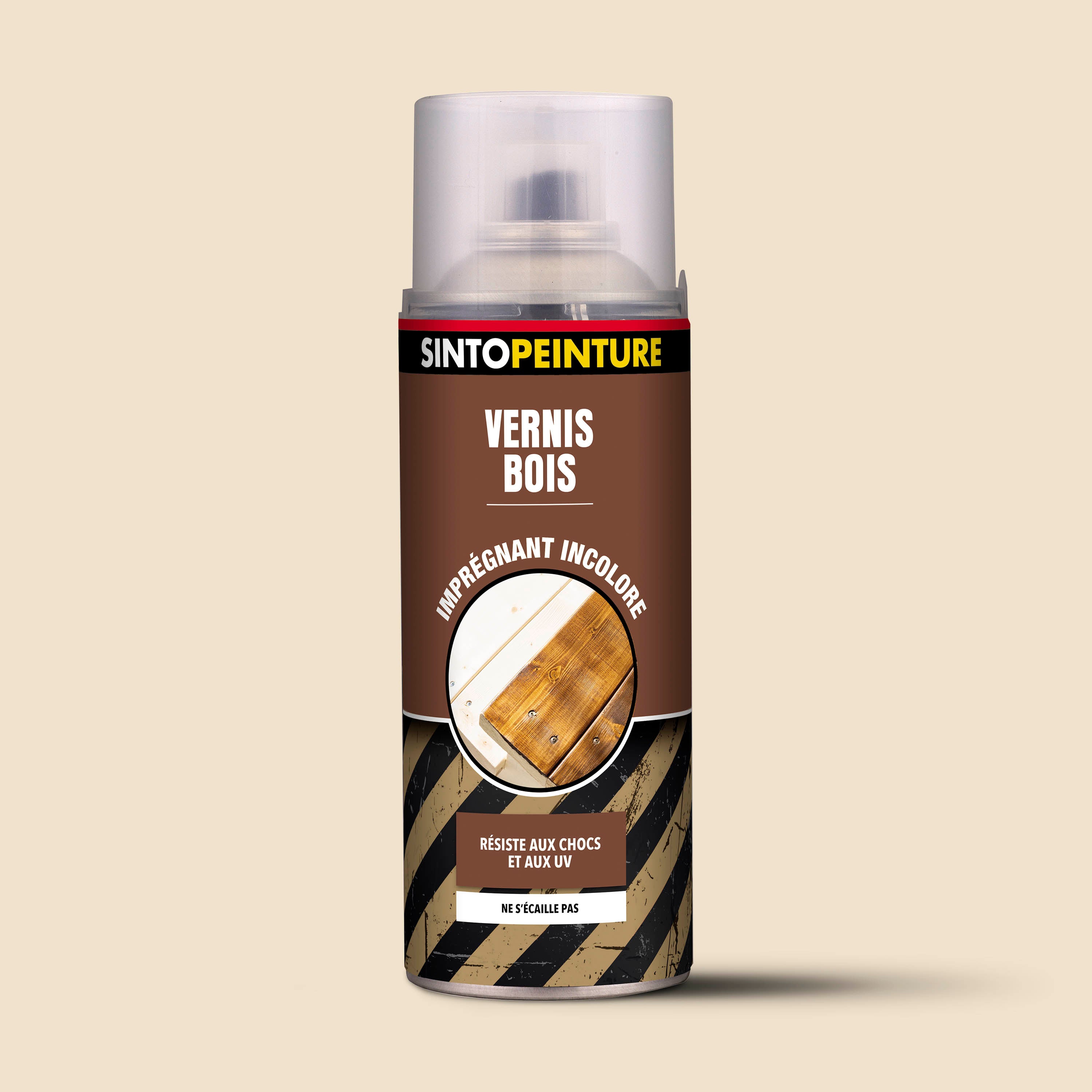 SINTO - Aérosol vernis bois 400ml Satiné