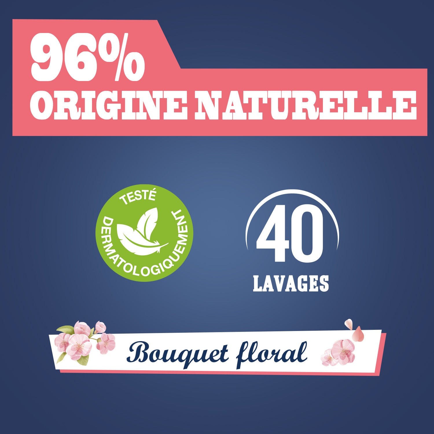 JACQUES BRIOCHIN - Adoucissant bouquet floral 750ml Bouquet Floral