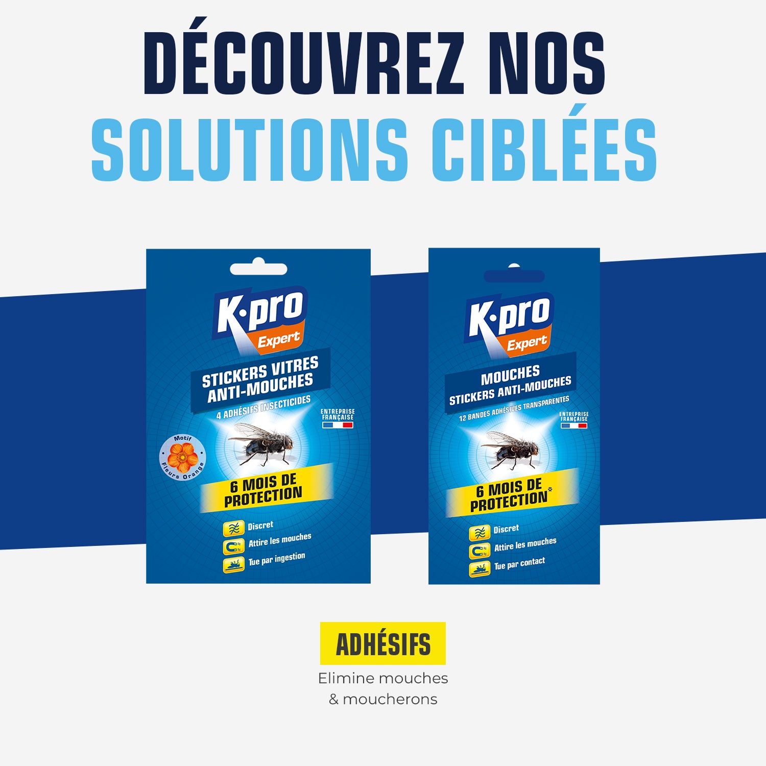 K.PRO - Stickers anti-mouches fleurs
X4