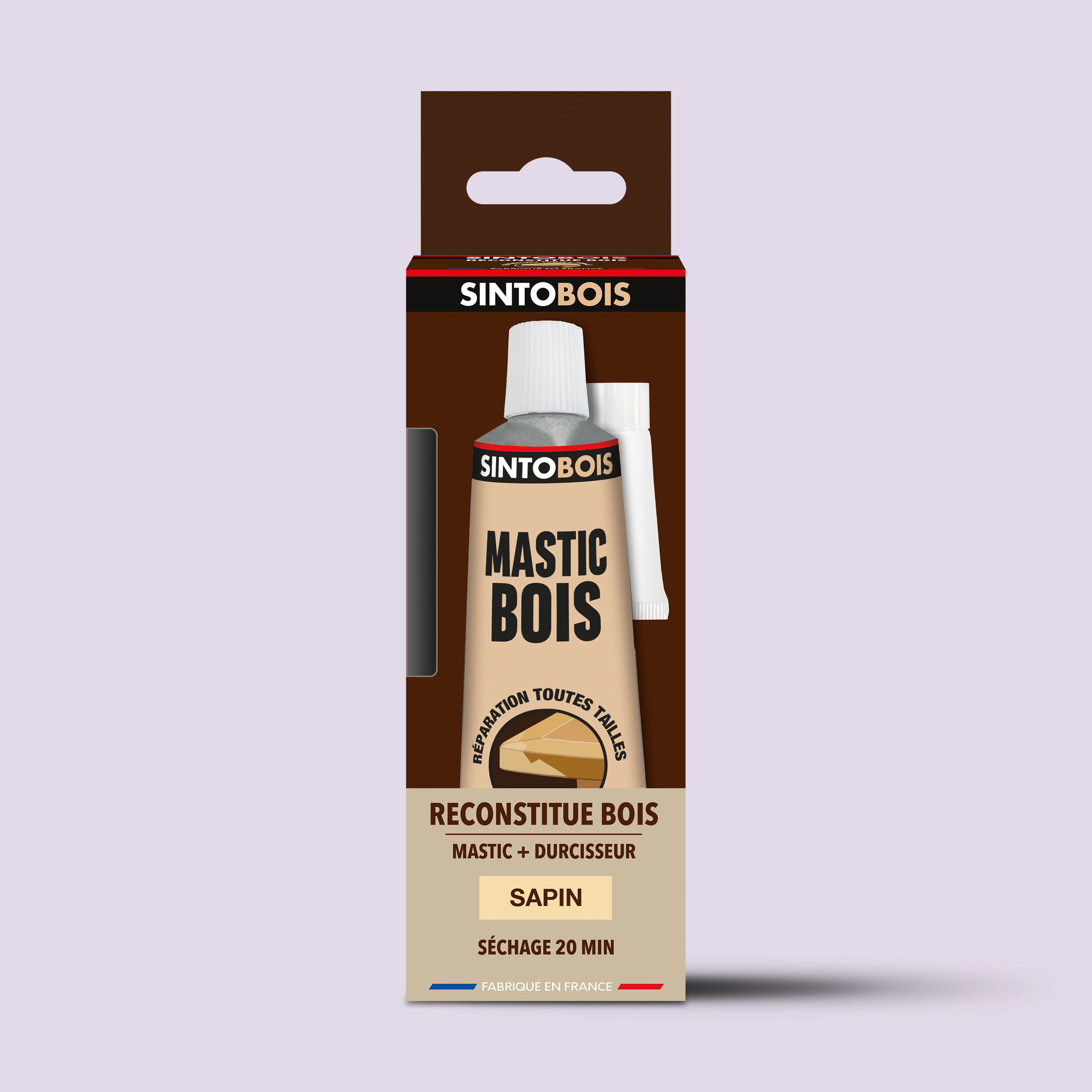 SINTO - Reconstitue angles et gros trous 500ml Chêne