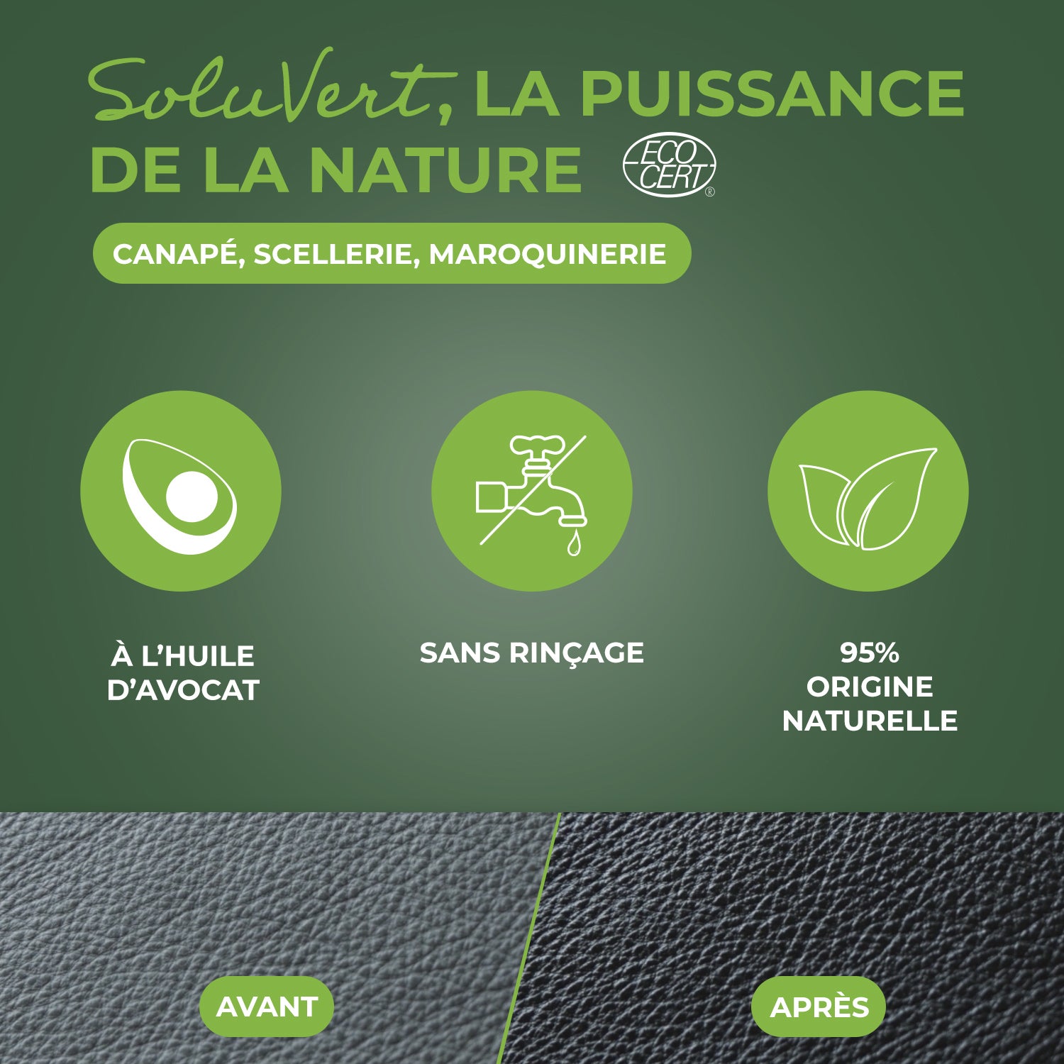 STARWAX SOLUVERT - Lotion de soin pour cuir 500ml