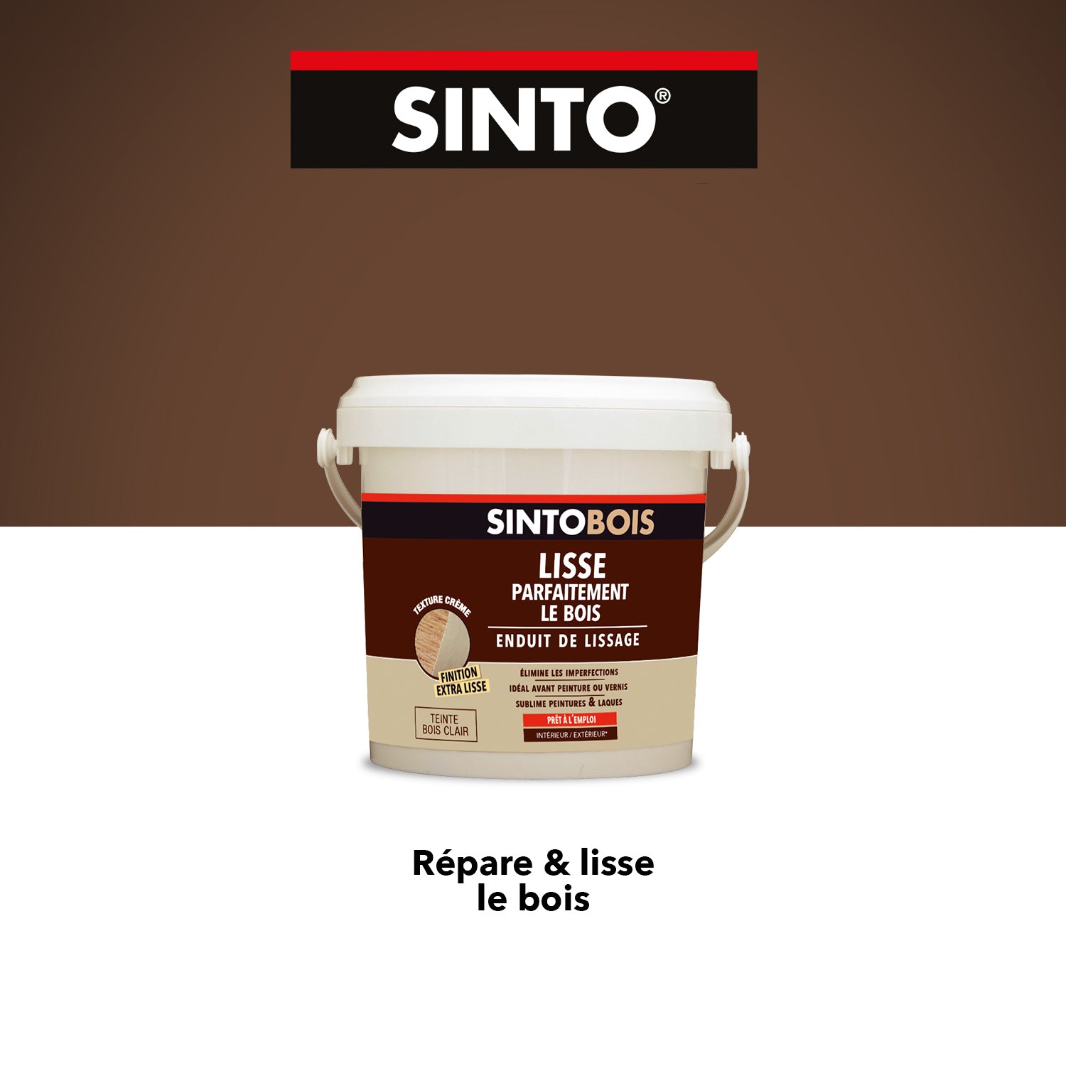 SINTO - Lisse parfaitement le bois 250g Bois clair