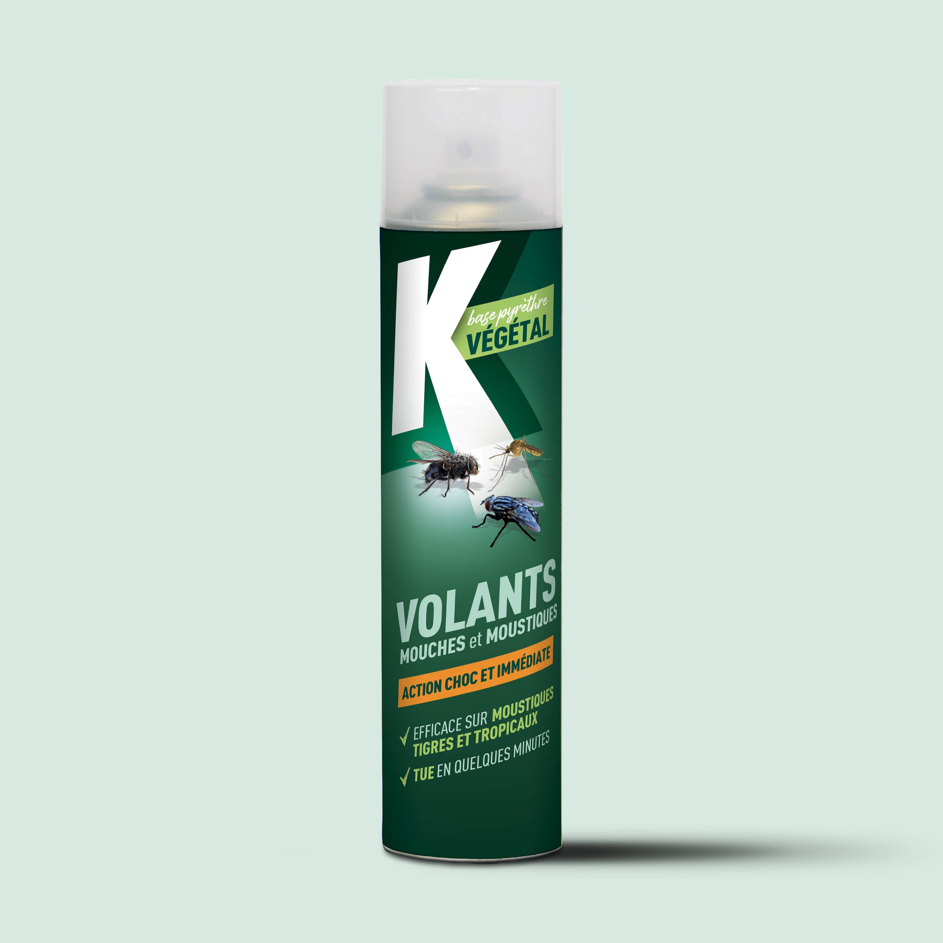 K - Aérosol volants anti-mouches et moustiques 400ml