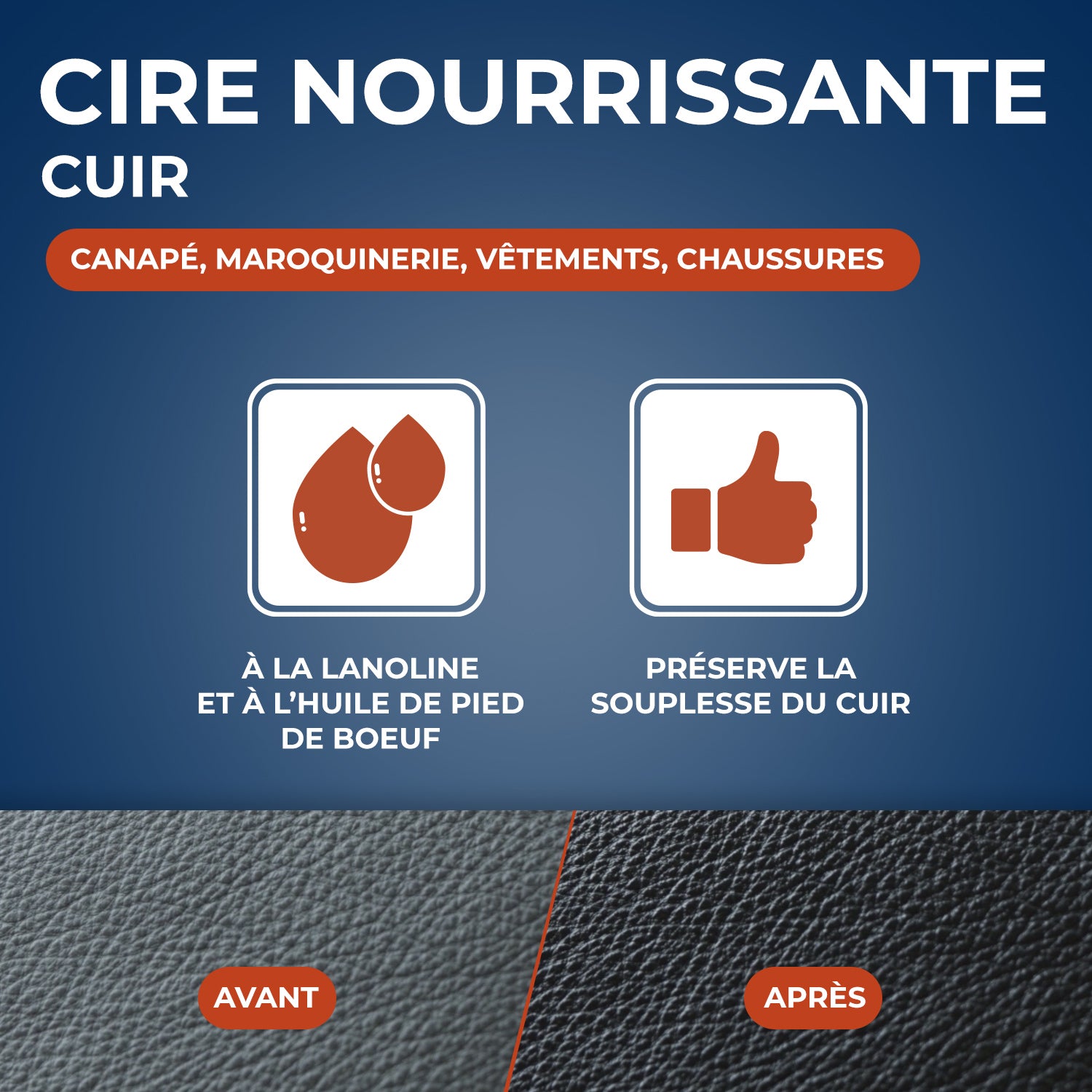 STARWAX - Cire rénovante nourrissante pour cuirs secs 200ml