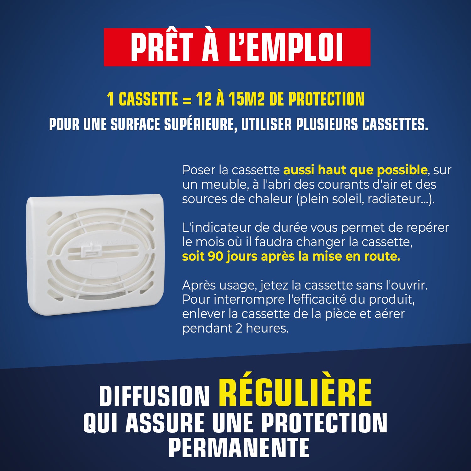 K.PRO - Cassette Mouches Moustiques
X1